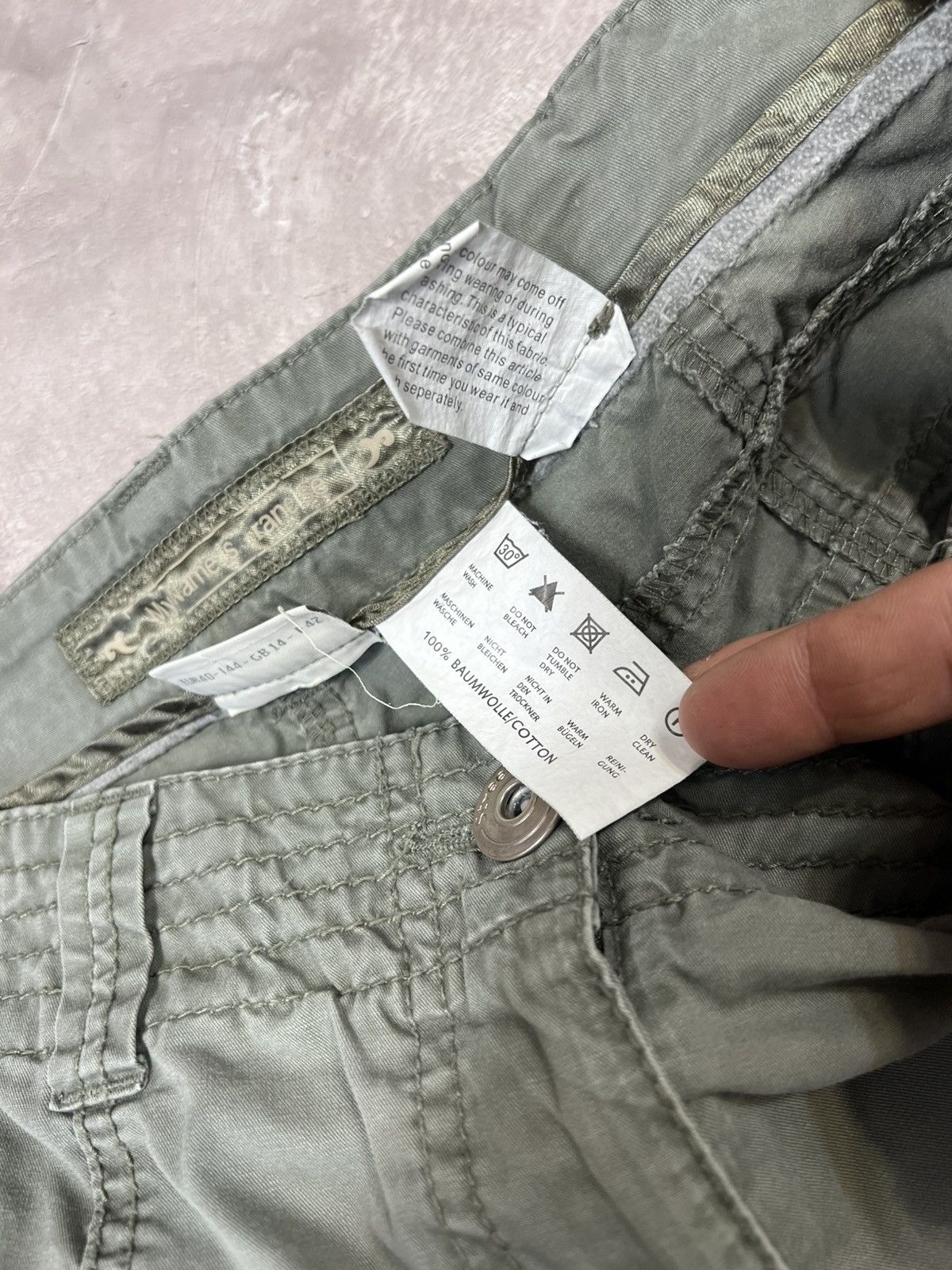 Other Vintage Baggy Parachute Y2k Junya Watanabe Style Fade Pants Size 40" / US 18 - 9 Thumbnail