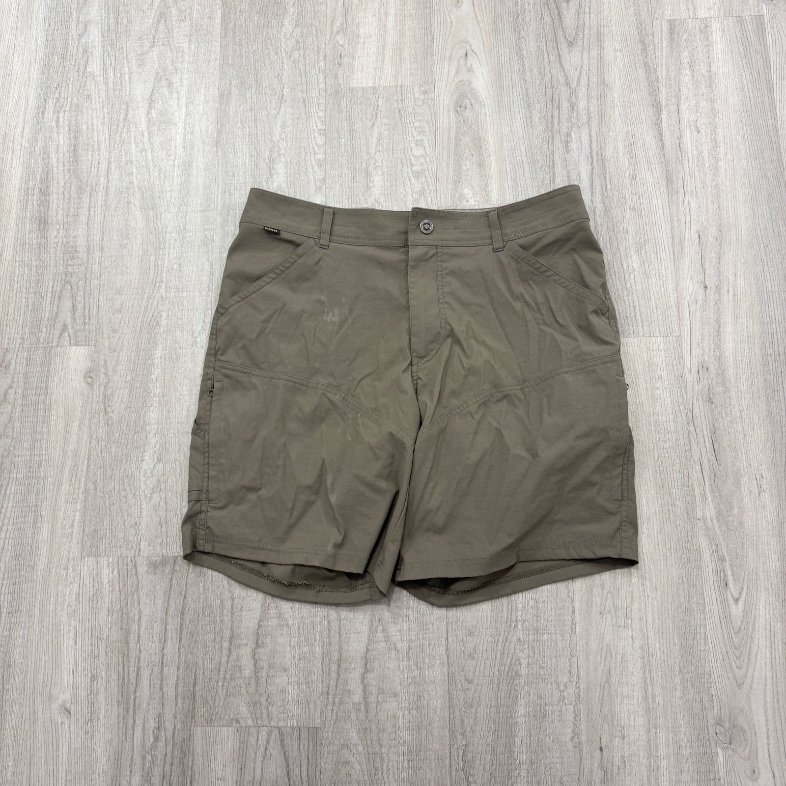 Kuhl Kuhl Renegade Shorts Men's 36 Brown 9" Inseam Flat Front Size US 36 / EU 52 - 1 Thumbnail