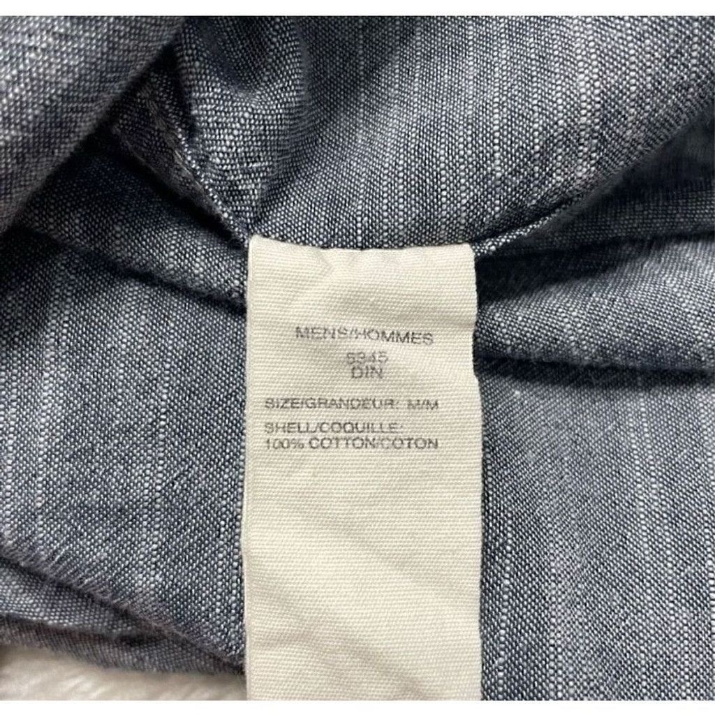 Woolrich Woolen Mills Woolrich Shirt Mens S Short Sleeve Casual Button Up Chambray Size US S / EU 44-46 / 1 - 5 Thumbnail