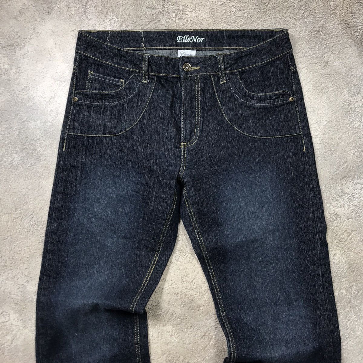 Vintage Vintage Y2K Distressed Baggy Jeans Skate Grunge Dark Wash 32 Size 32" / US 10 / IT 46 - 2 Thumbnail