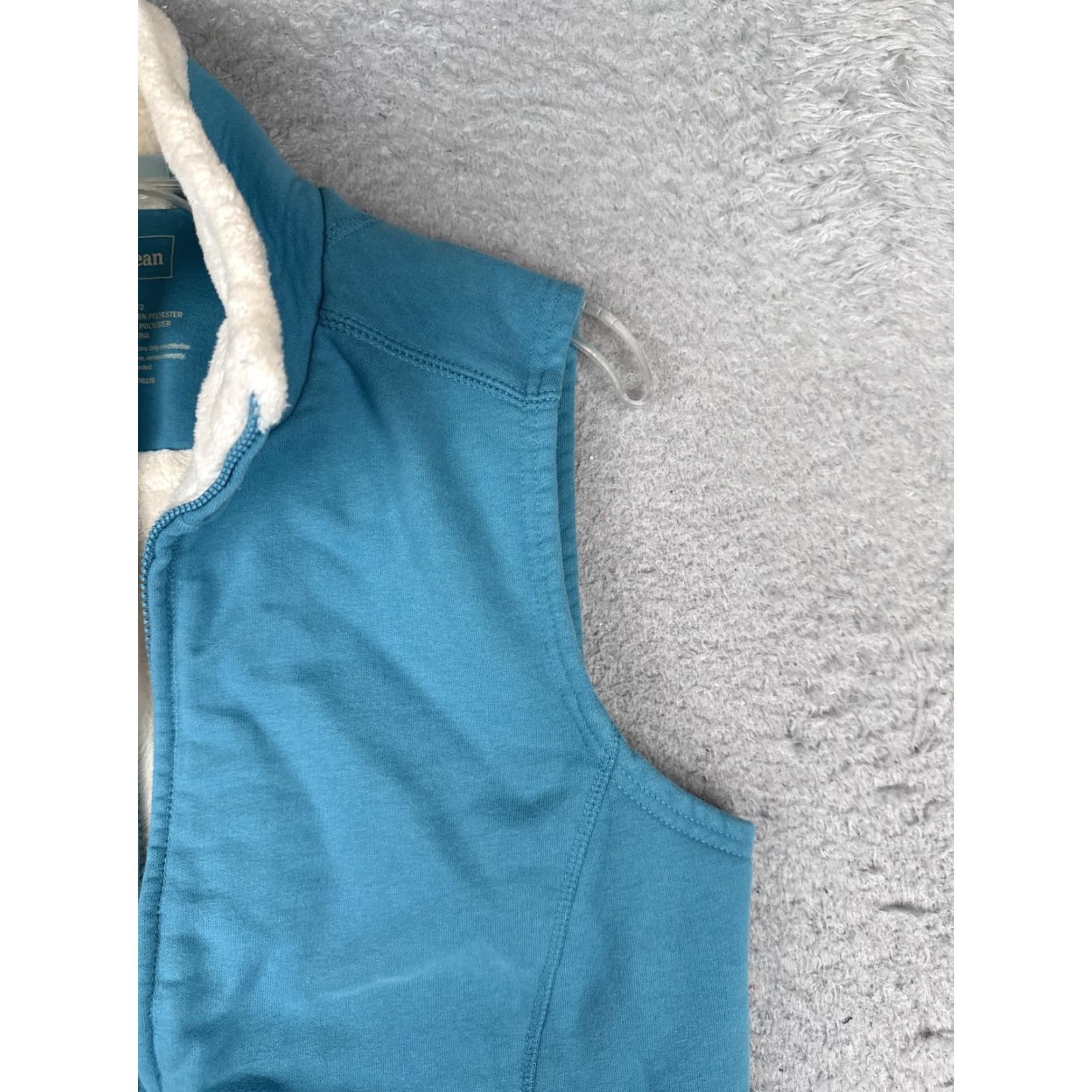 Vintage VINTAGE LL Bean Vest Womens M Blue Sherpa Fleece Full Zip Pockets Outdoor Warm Size M / US 6-8 / IT 42-44 - 4 Thumbnail