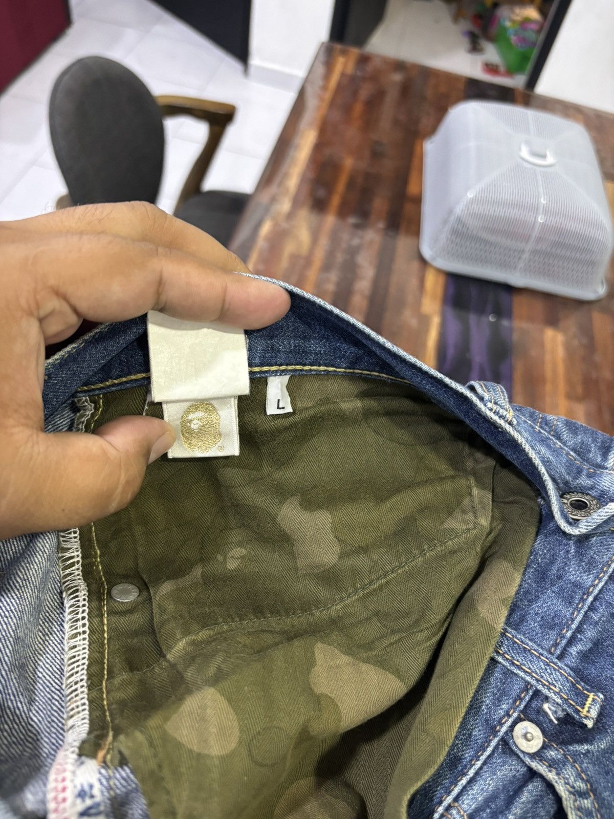 Bape Bape Denim Jeans Size US 36 / EU 52 - 11 Thumbnail