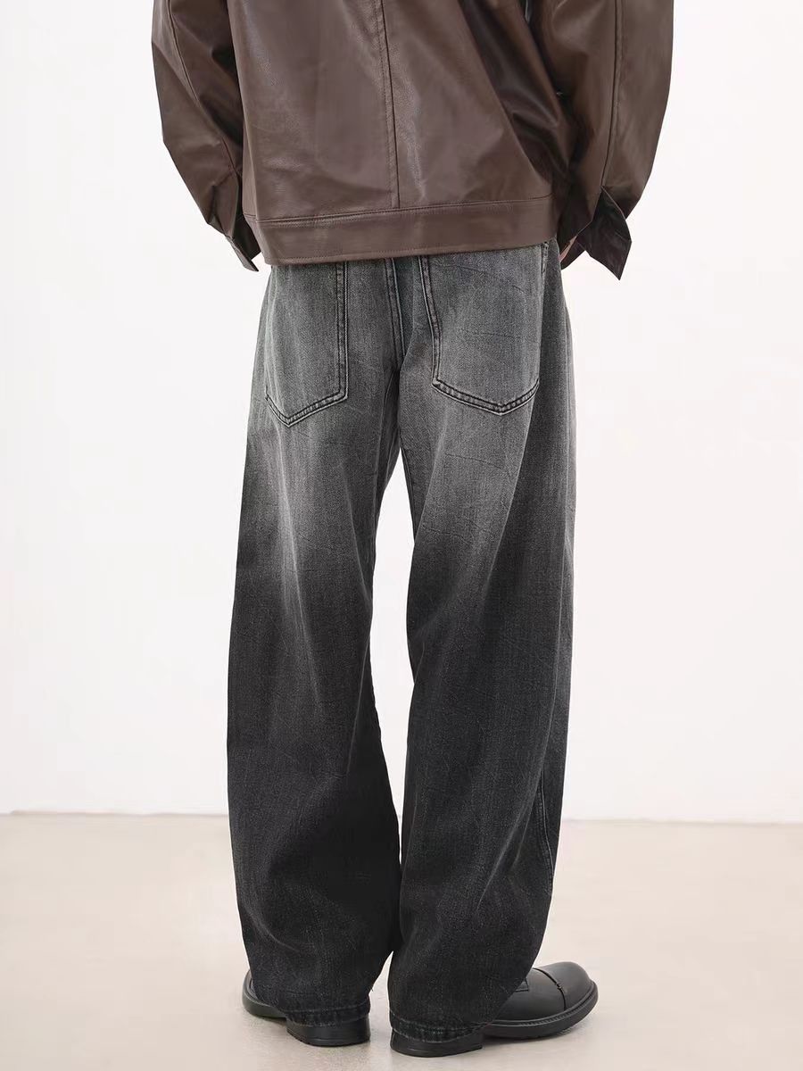 Japanese Brand × Vintage Vintage Street Gradient Loose Casual Jeans Size US 36 / EU 52 - 5 Thumbnail