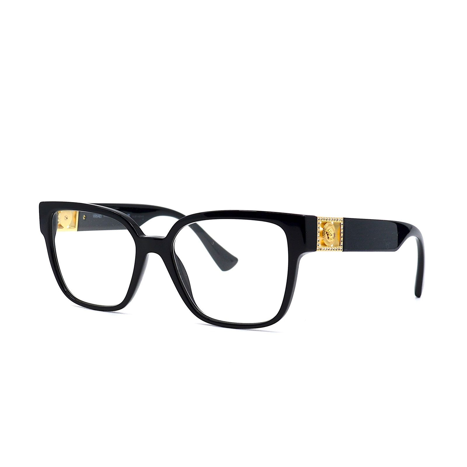 Versace NEW VERSACE VE3329B GB1 BLACK AUTHENTIC EYEGLASSES FRAME Size ONE SIZE - 6 Thumbnail