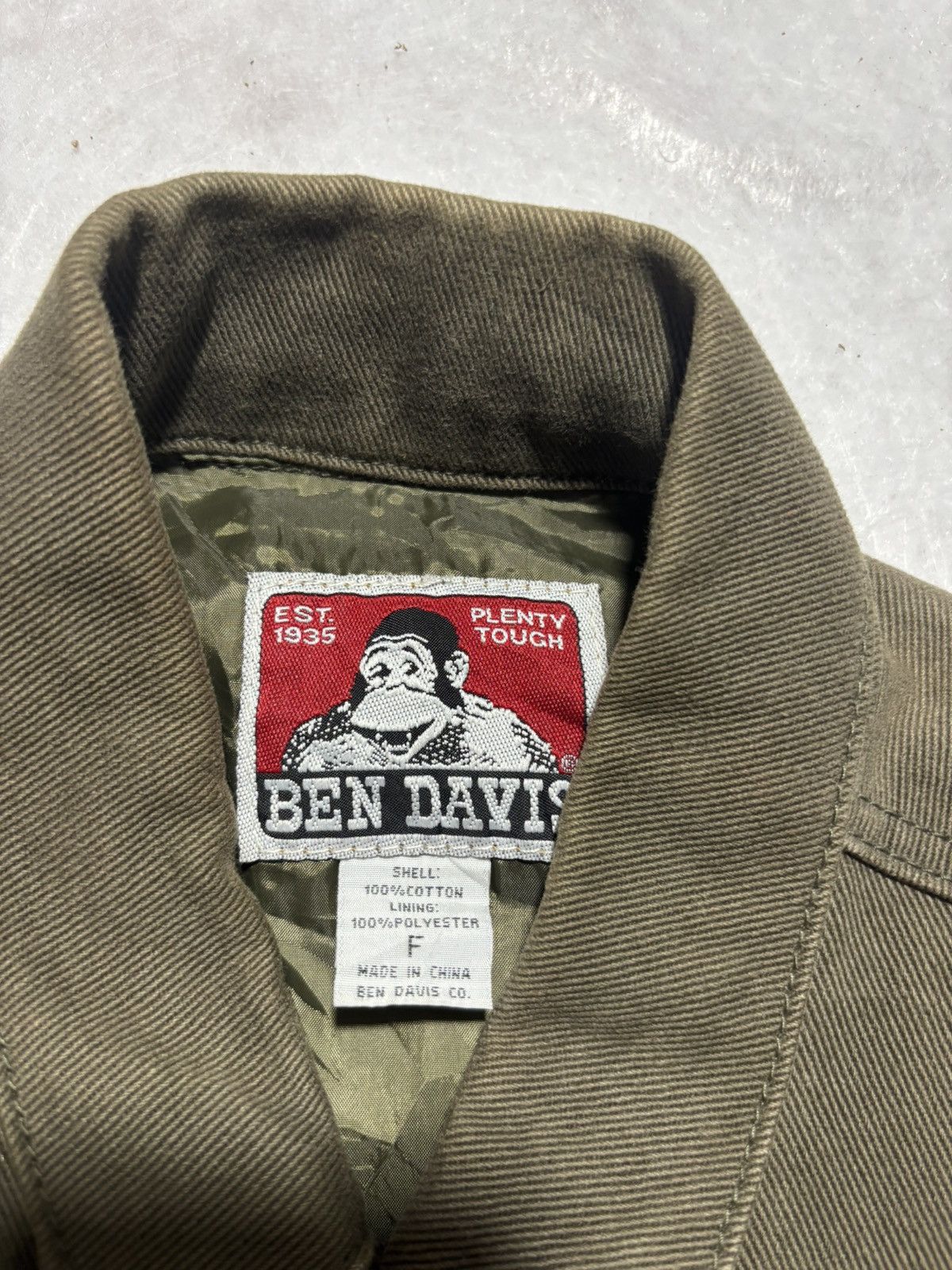 Ben Davis Vintage 90’s Ben Davis Work Chore Jacket Size US L / EU 52-54 / 3 - 3 Thumbnail