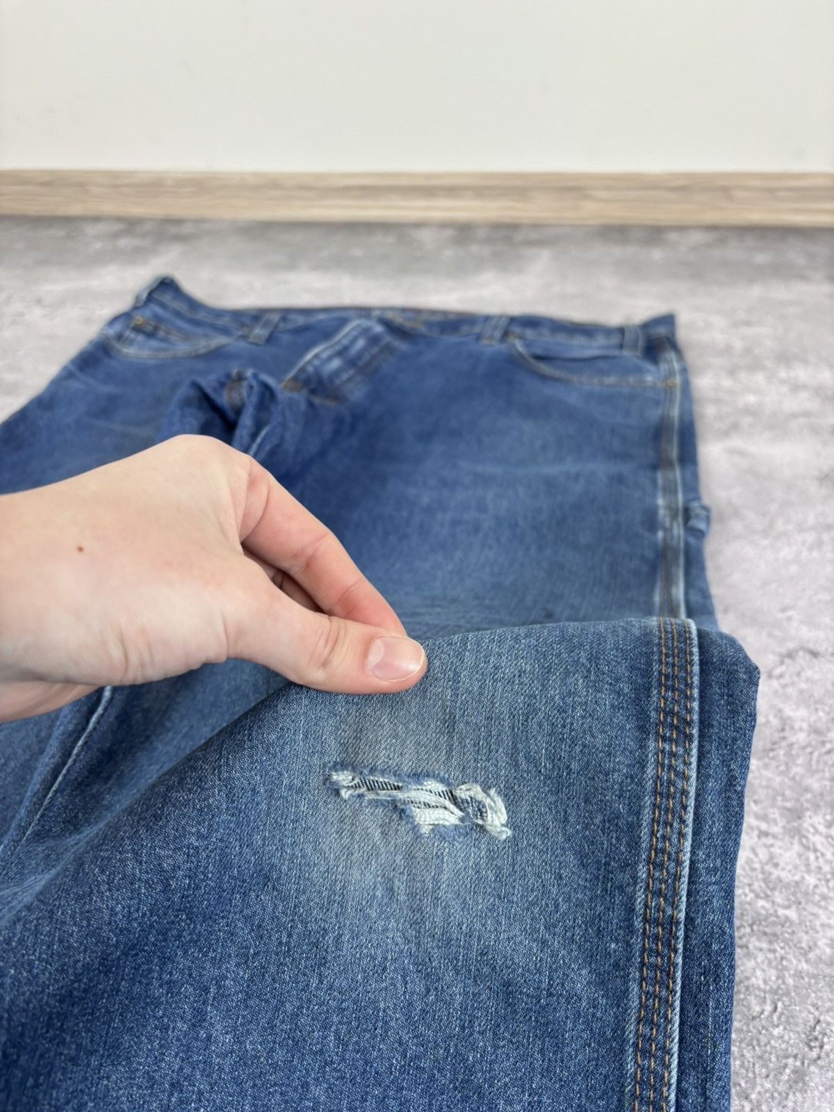 Dickies Dickies Men’s Carpenter Denim Jeans Flex Relaxed Straight Size US 38 / EU 54 - 14 Thumbnail