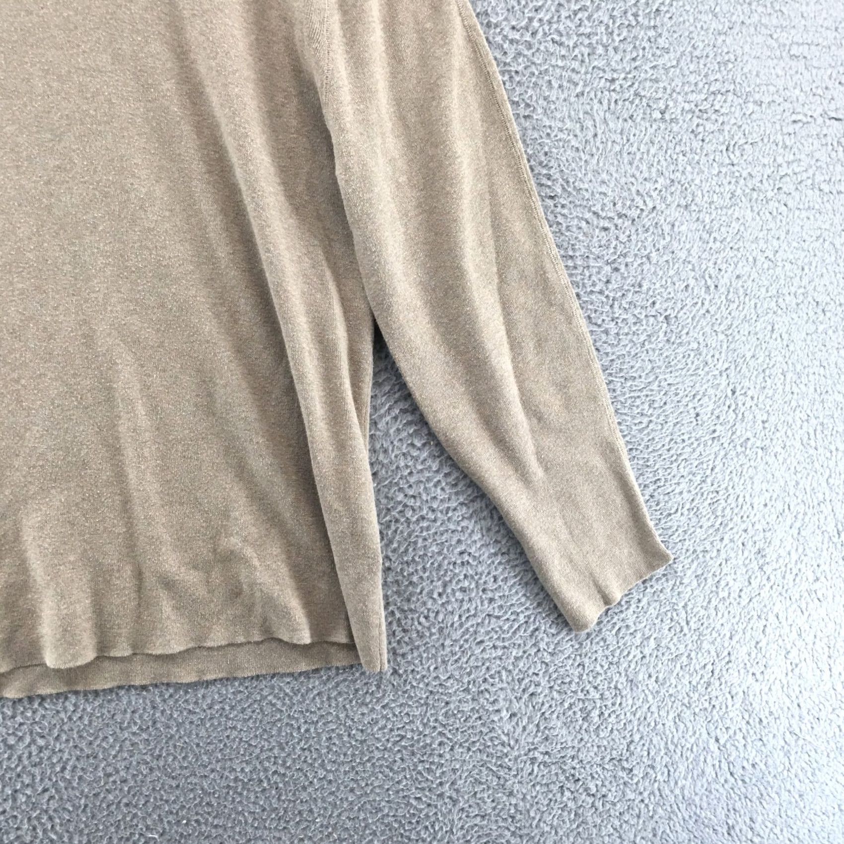 Banana Republic Banana Republic Sweater Womens XL Beige Long Sleeve Pullover Crewneck Knit Size XL / US 12-14 / IT 48-50 - 3 Thumbnail