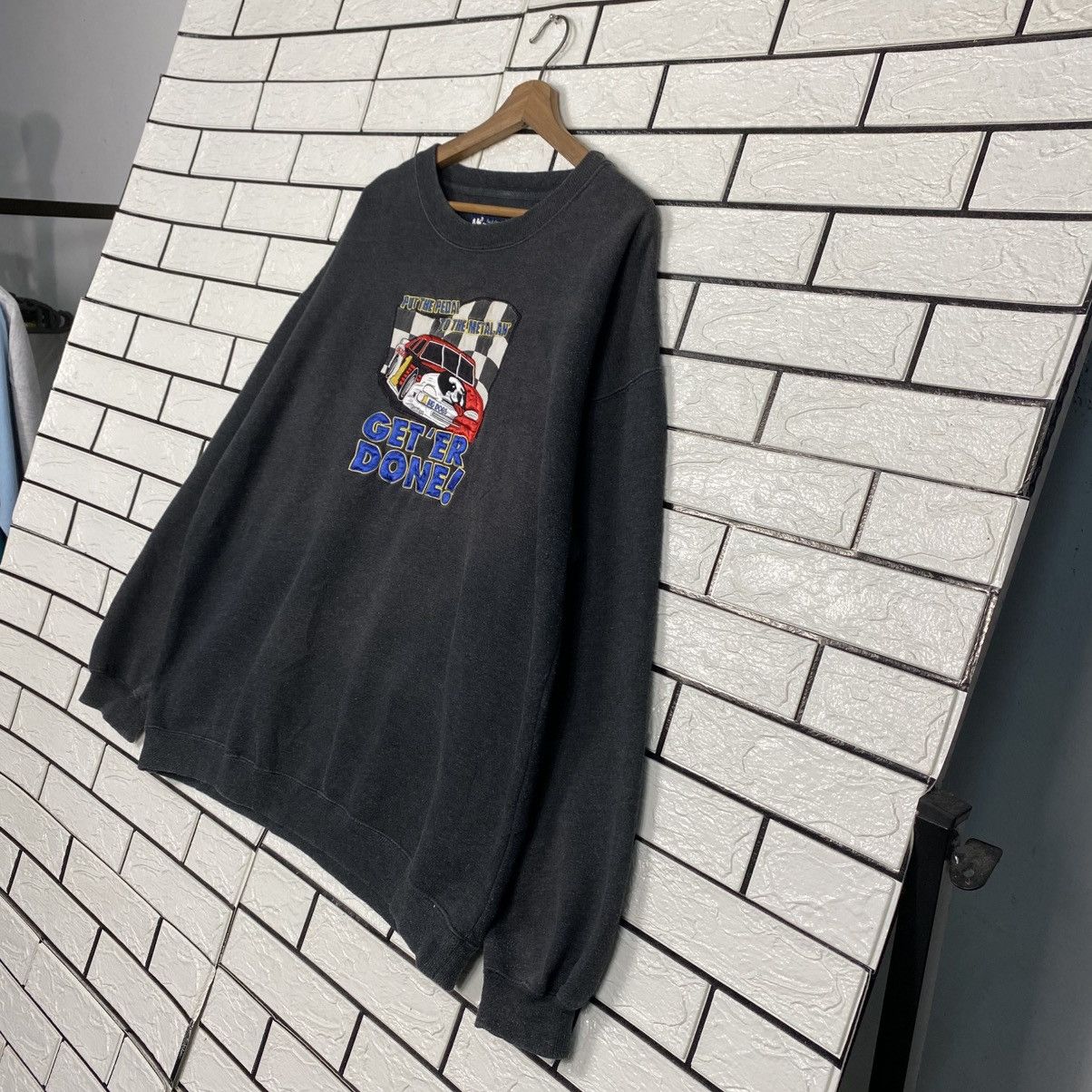 Japanese Brand 📌Vintage Sweatshirt Big Dogs Big Logo Embroidery Size US XL / EU 56 / 4 - 3 Thumbnail