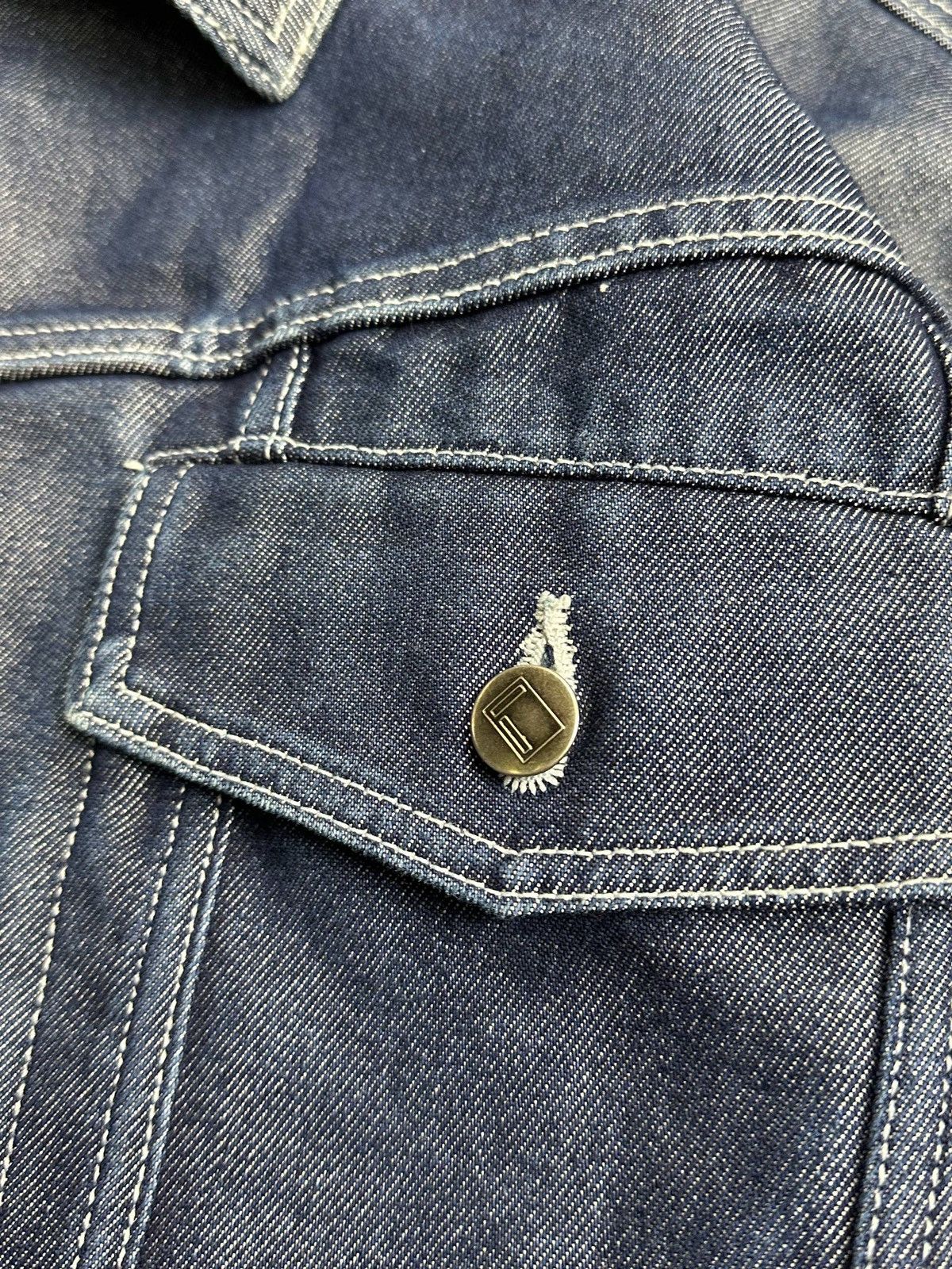 Fubu Vintage 90s Fubu JNCO Style Raw Denim Jacket XL Size US XL / EU 56 / 4 - 5 Thumbnail