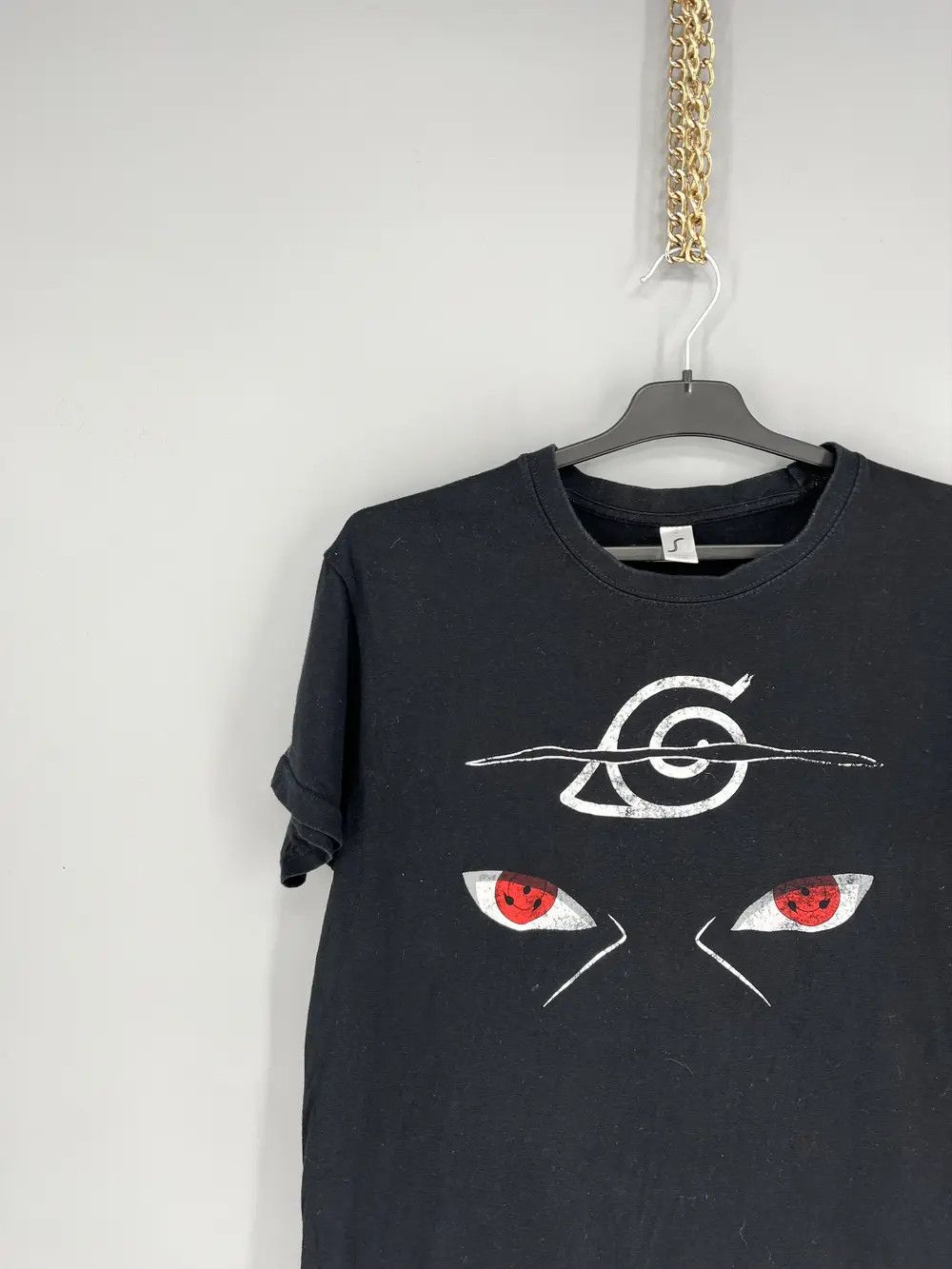 Anime Vintage Y2K Sasuke Uchiha Anime Manga Hall T-shirt 4 Naruto Size US M / EU 48-50 / 2 - 4 Thumbnail