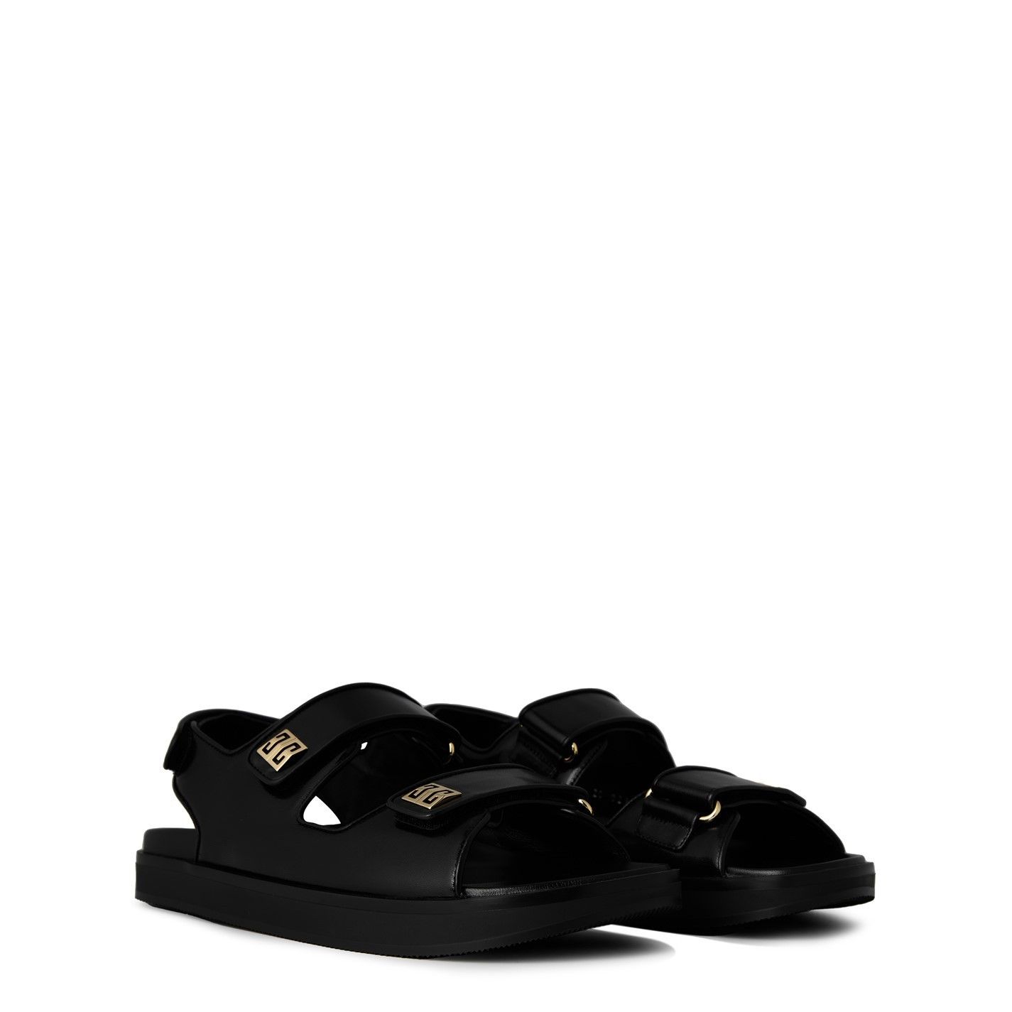 Givenchy o1srvl11e0625 4G Sandals in Black Size US 7 / IT 37 - 4 Thumbnail