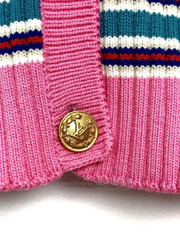 Louis Vuitton Louis Vuitton Pink Cotton Women's Cardigan . Size S / US 4 / IT 40 - 4 Thumbnail