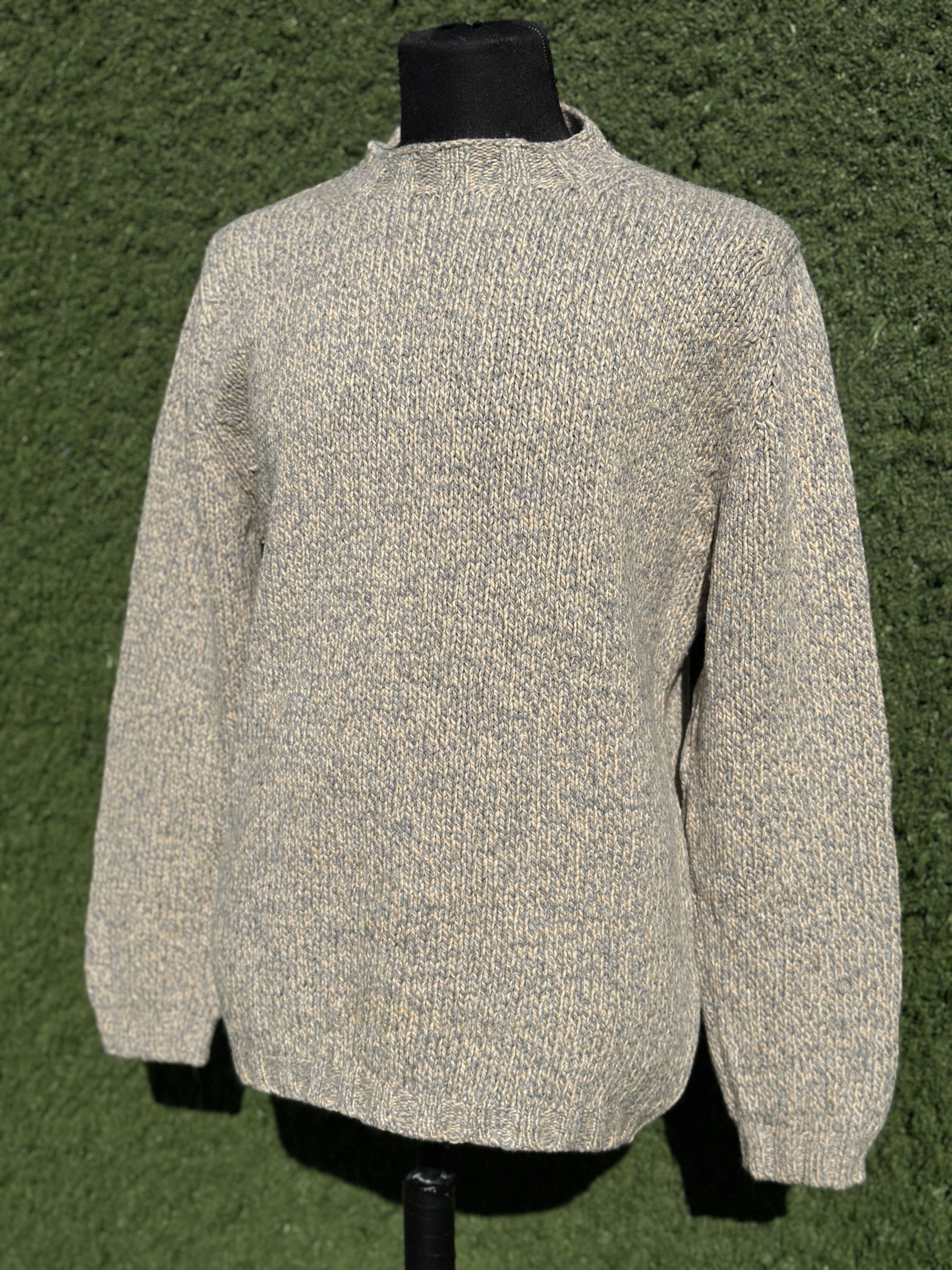 Loewe Loewe Marled Wool Raglan Sweater Heavy Knit Size 52 L XL Size US L / EU 52-54 / 3 - 7 Thumbnail