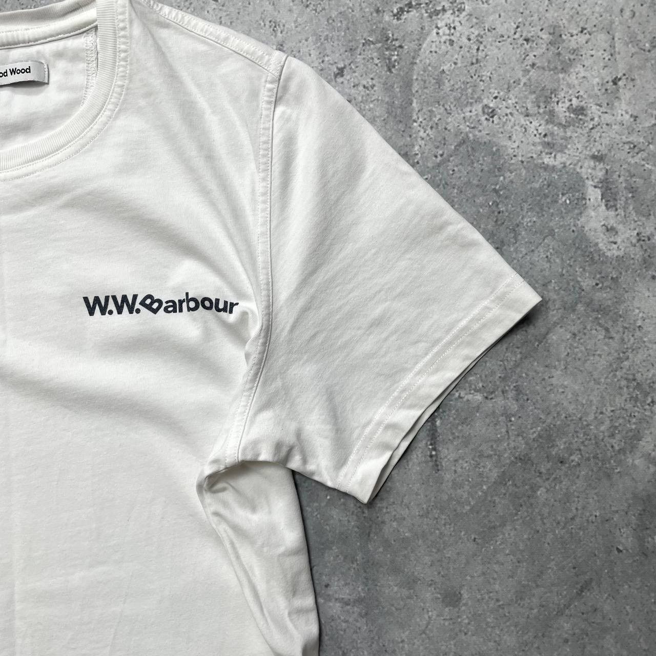 Barbour × Wood Wood Barbour x Wood Wood T Shirt White Size S Size US S / EU 44-46 / 1 - 8 Thumbnail