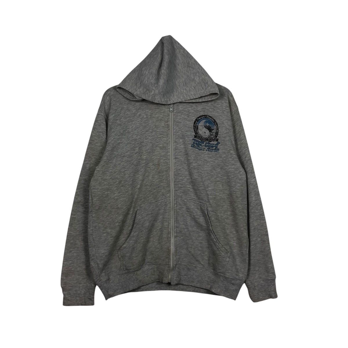 Japanese Brand 📌Vintage Zipper Hoodie Sweater T&C Surf Big Logo Size US L / EU 52-54 / 3 - 2 Thumbnail