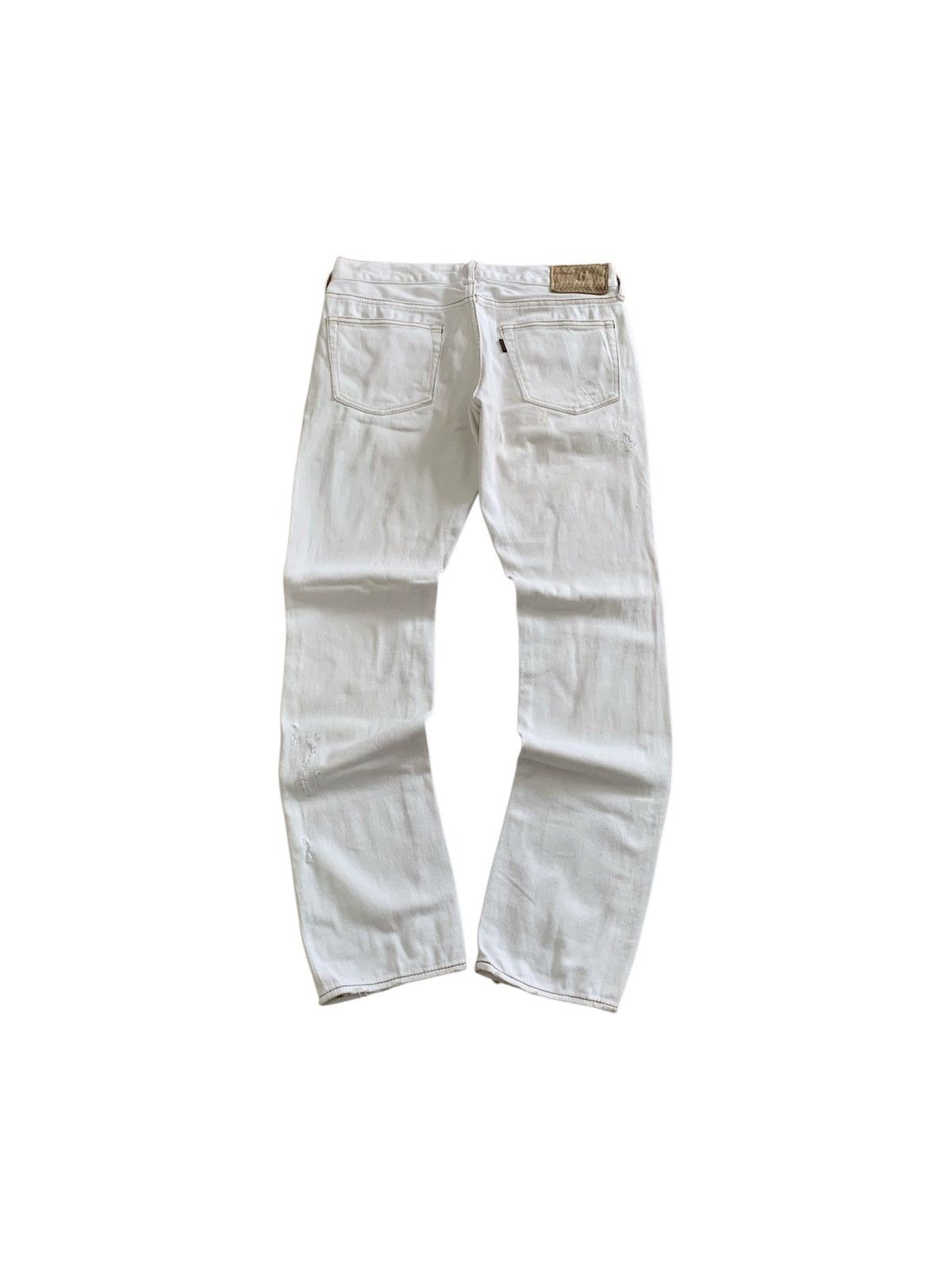 GOA Genuine Vintage GOA Distressed White Jeans Size US 28 / EU 44 - 10 Thumbnail