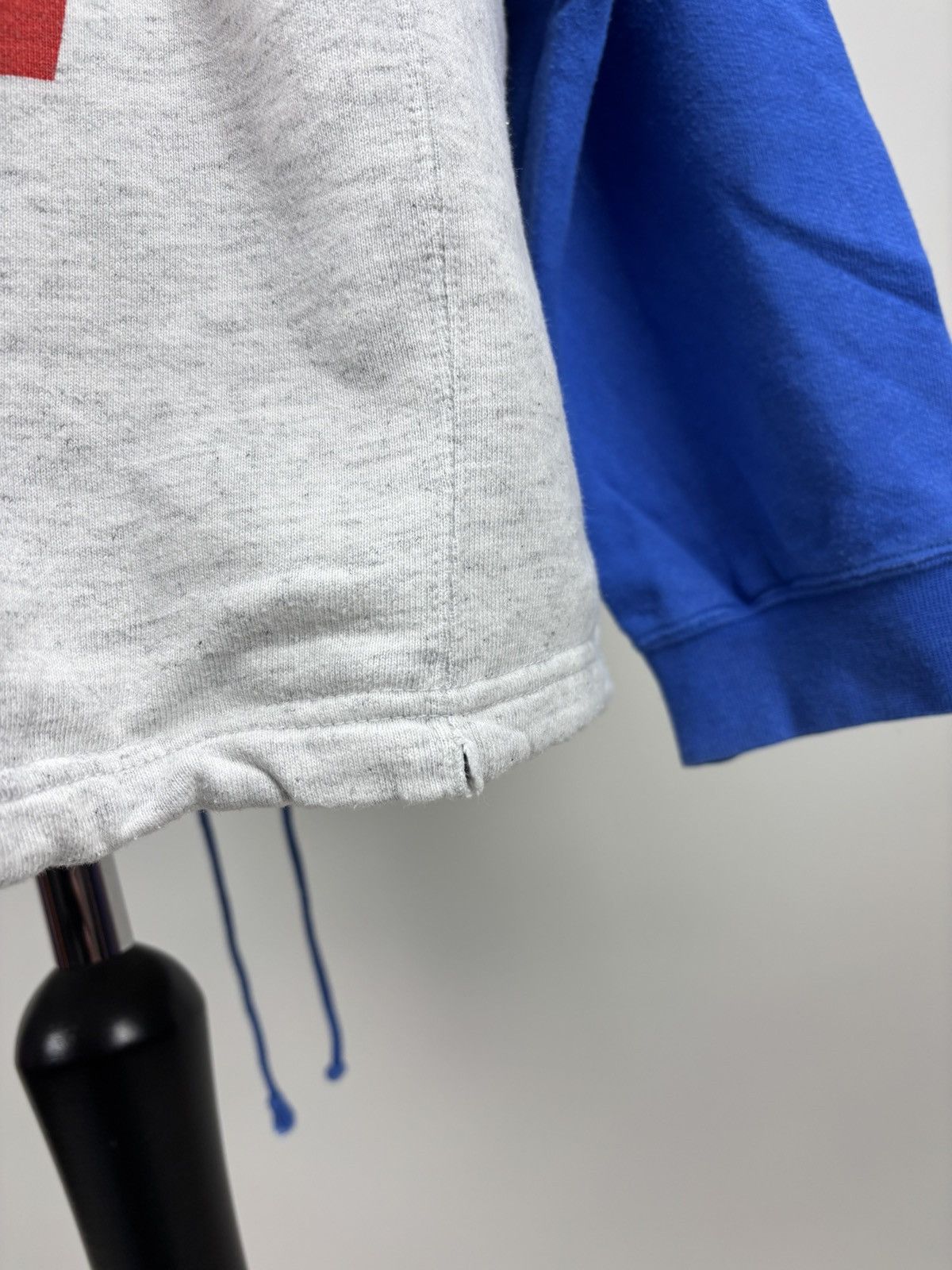 Mens vintage sweatshirt Adidas ATP Tour Size L Color Blue