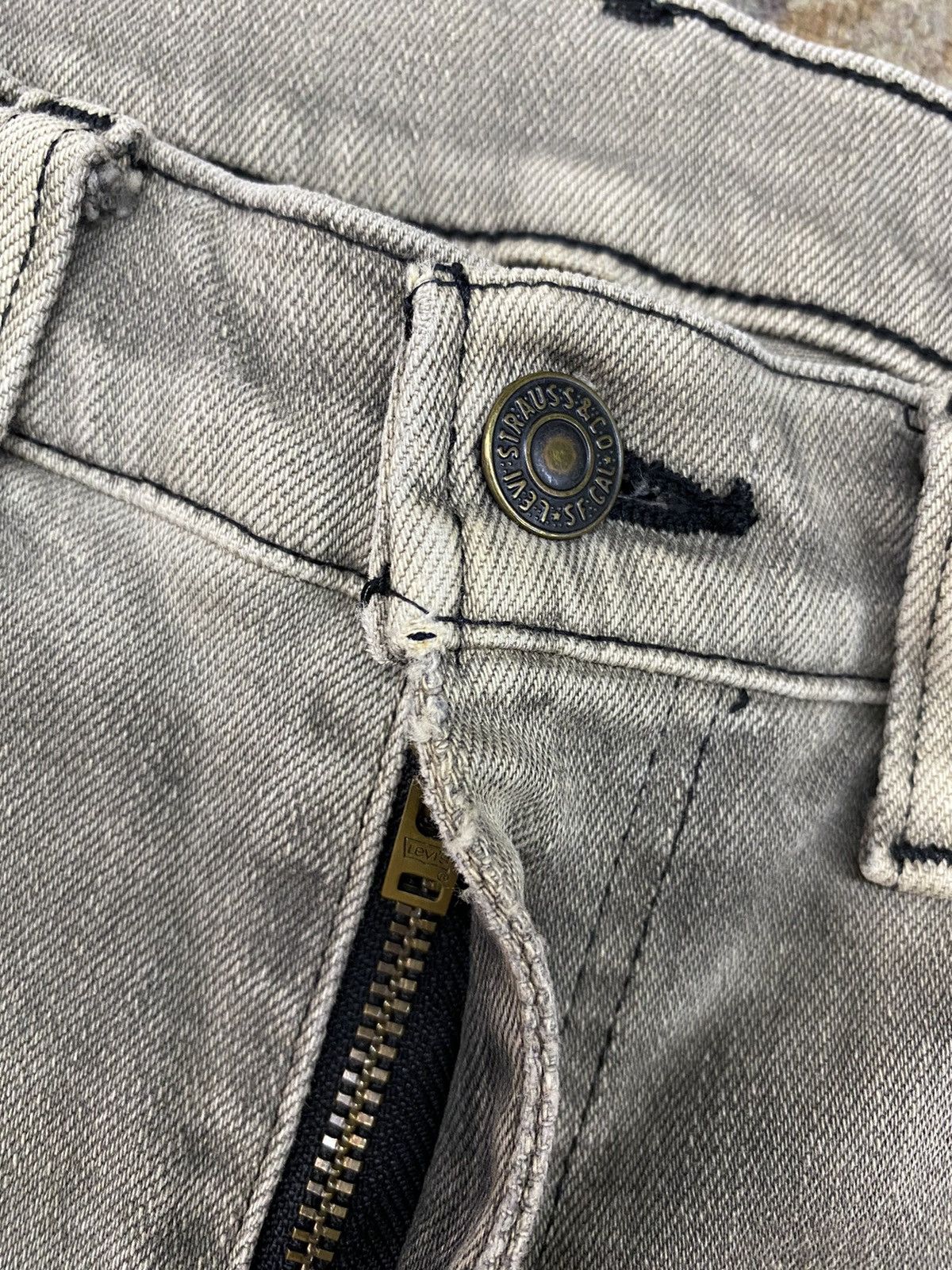 Japanese Brand × Levi's × N.Hoolywood n hoolywood x levis flare jeans black faded unsound style Size US 29 - 8 Thumbnail