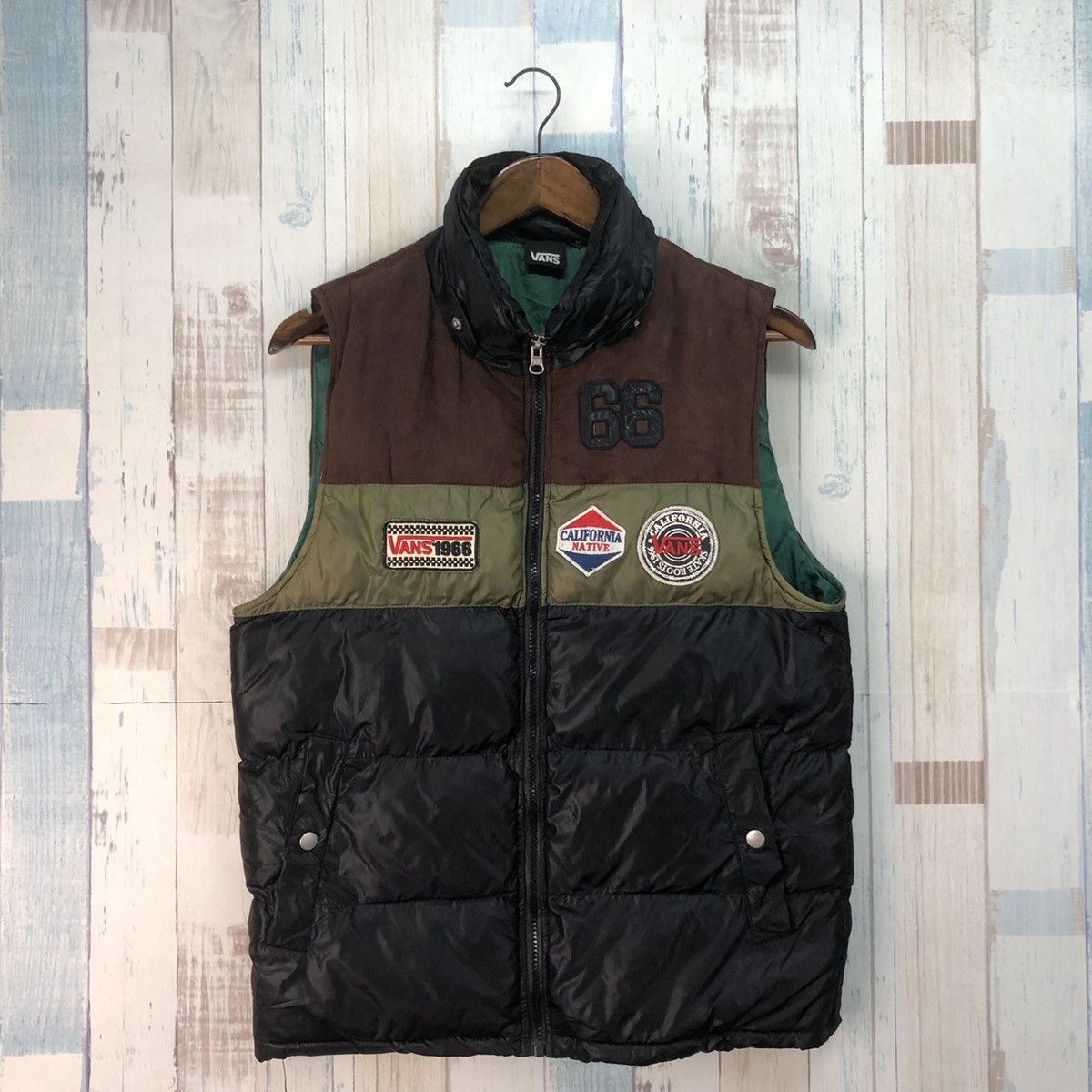 Vans × Vintage Vans Puffer Sleeveless Vest Size US M / EU 48-50 / 2 - 1 Thumbnail