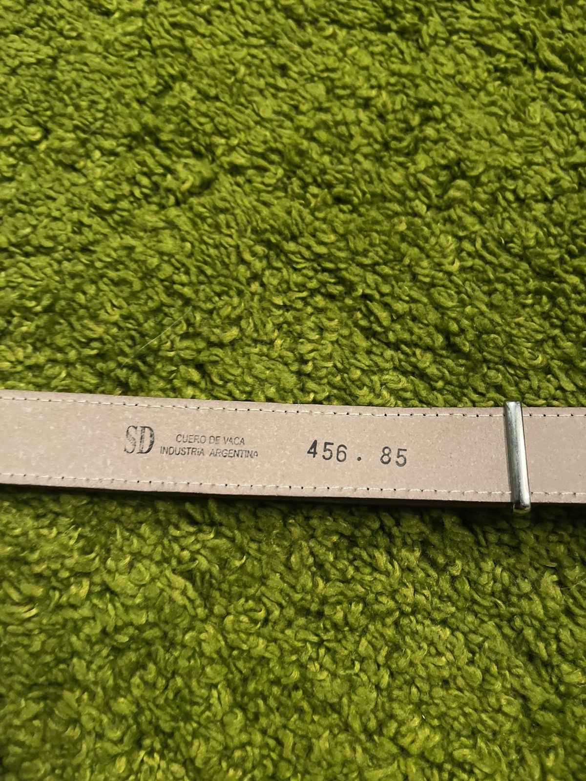Designer × Genuine Leather Avant garde gothic noose buckle real leather waist belt Size ONE SIZE - 5 Thumbnail