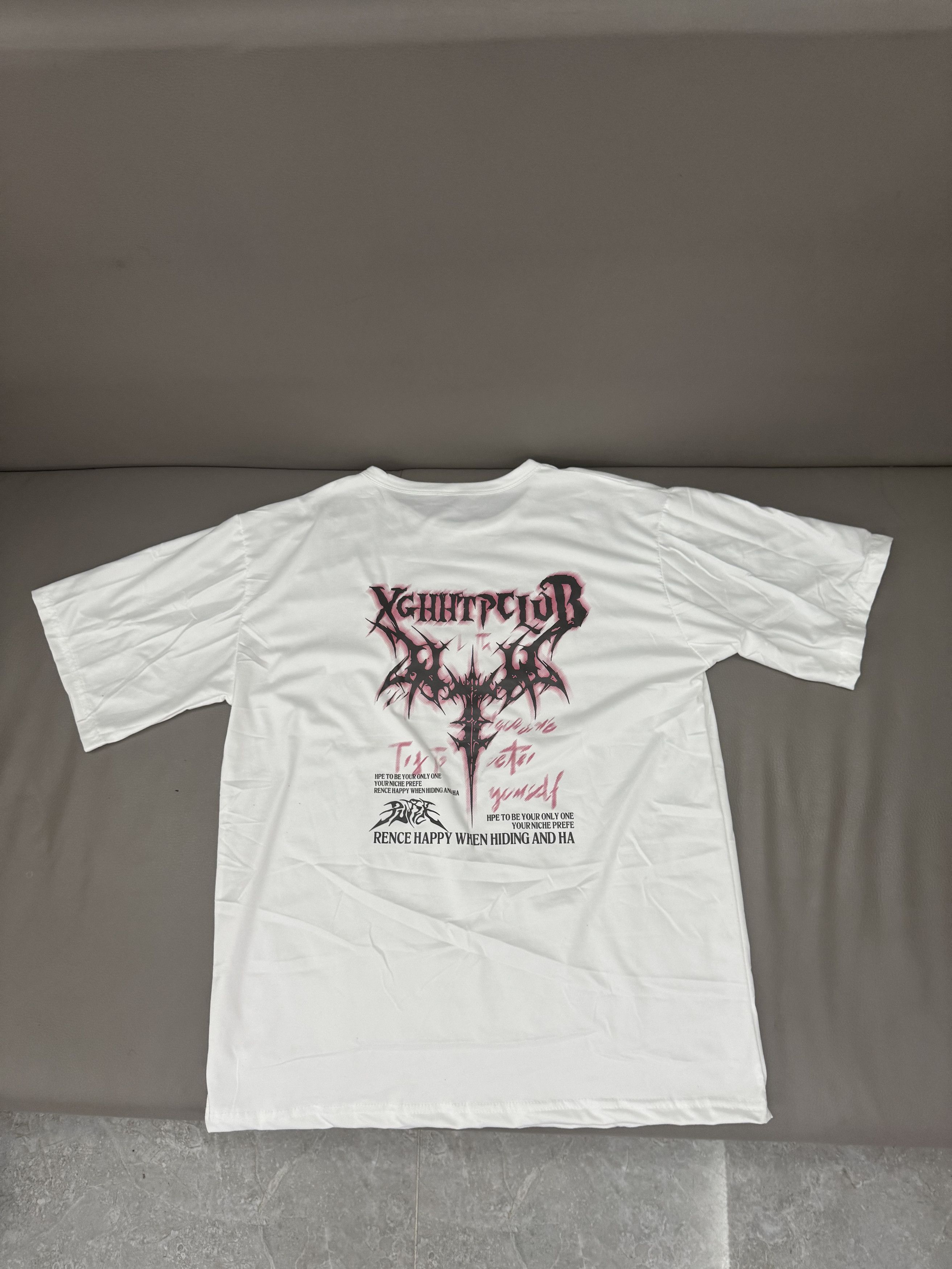 Other Brand New White Gothic XghhtpClub Graphic Tee 100% Cotton Size US L / EU 52-54 / 3 - 1 Thumbnail
