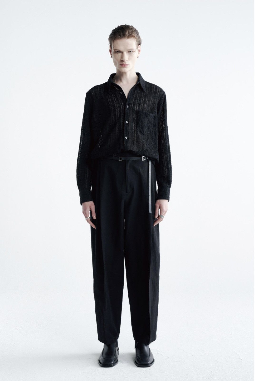 Beams Plus 24/7 Series Double-Pleat Wide Pants Black Size US 30 / EU 46 - 11 Thumbnail