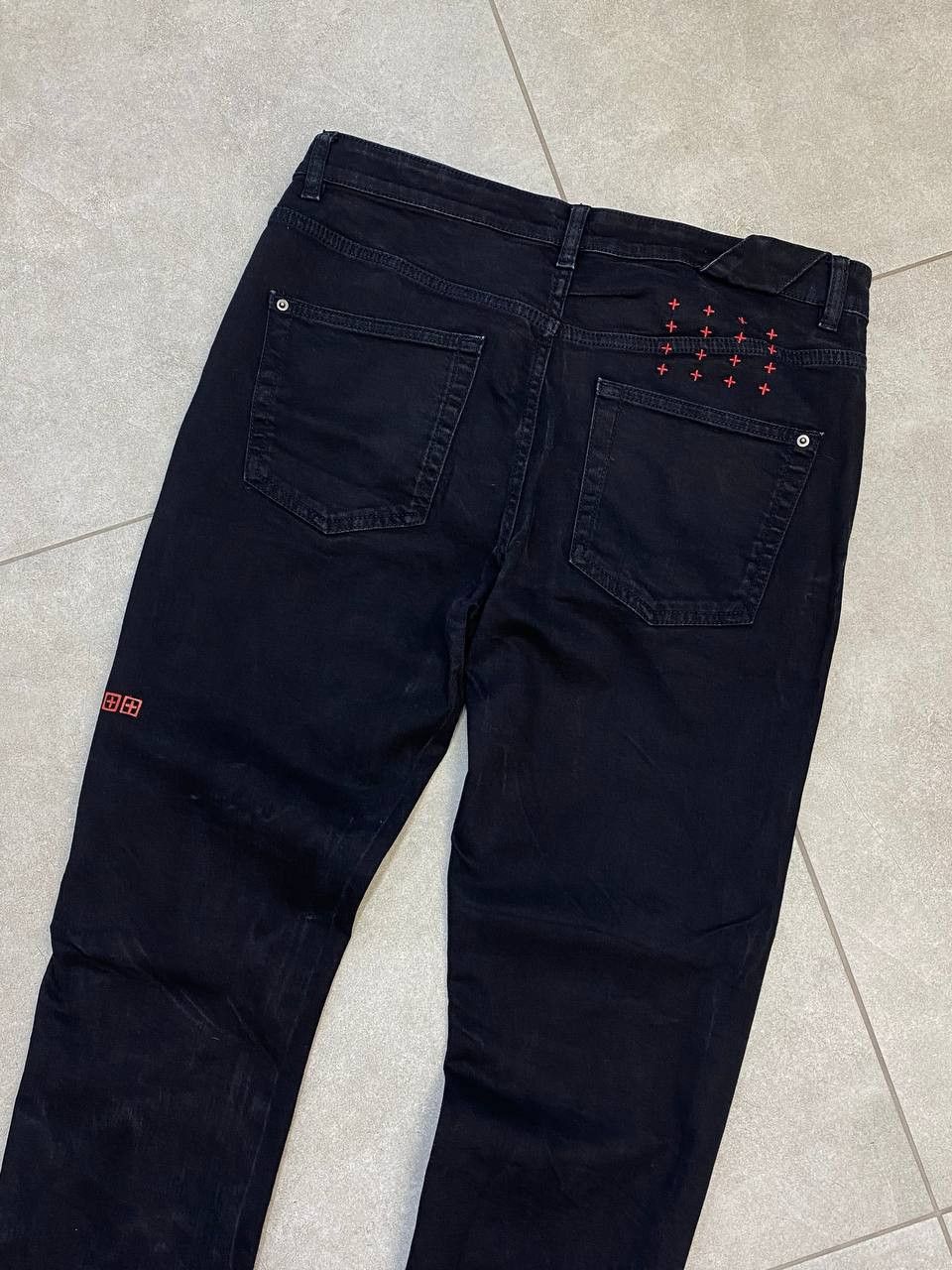 Ksubi KSUBI KM-72 Slim Denim Logo Pants Size US 32 / EU 48 - 5 Thumbnail