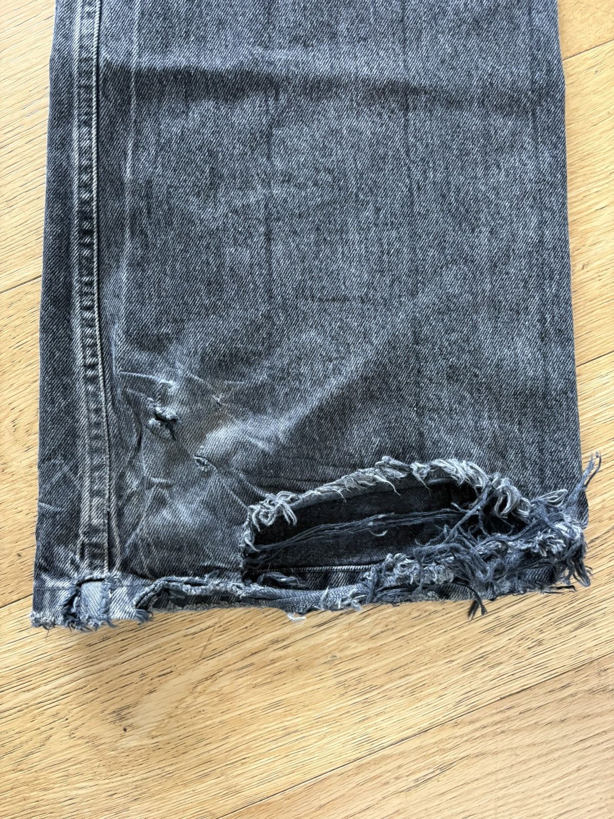 Balenciaga Balenciaga Fall22 Lost Tape Flared Denim Size US 31 - 8 Thumbnail