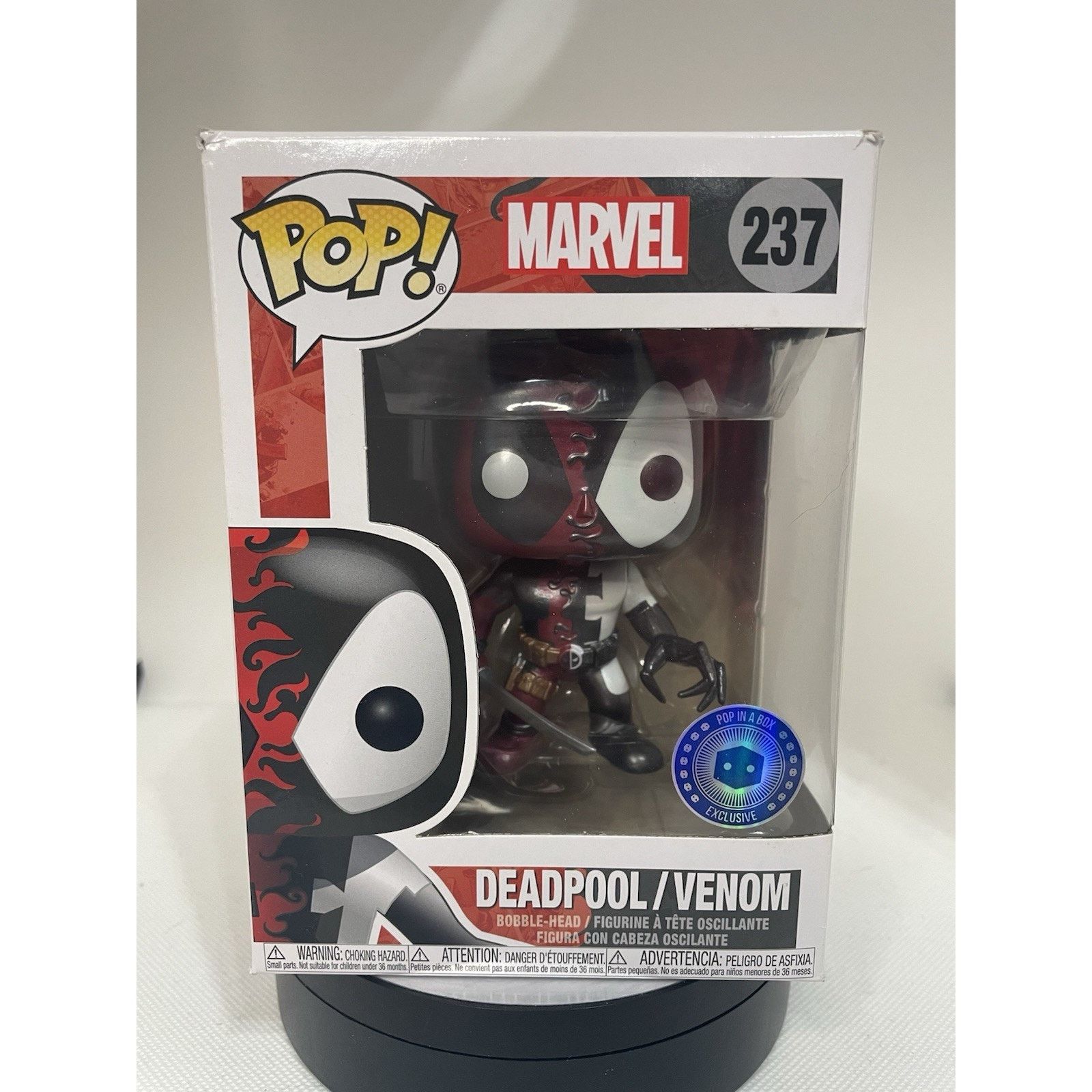 Marvel Comics Funko Pop! Deadpool / Venom (Metallic) - PIAB Exclusive 237 Size ONE SIZE - 1 Thumbnail