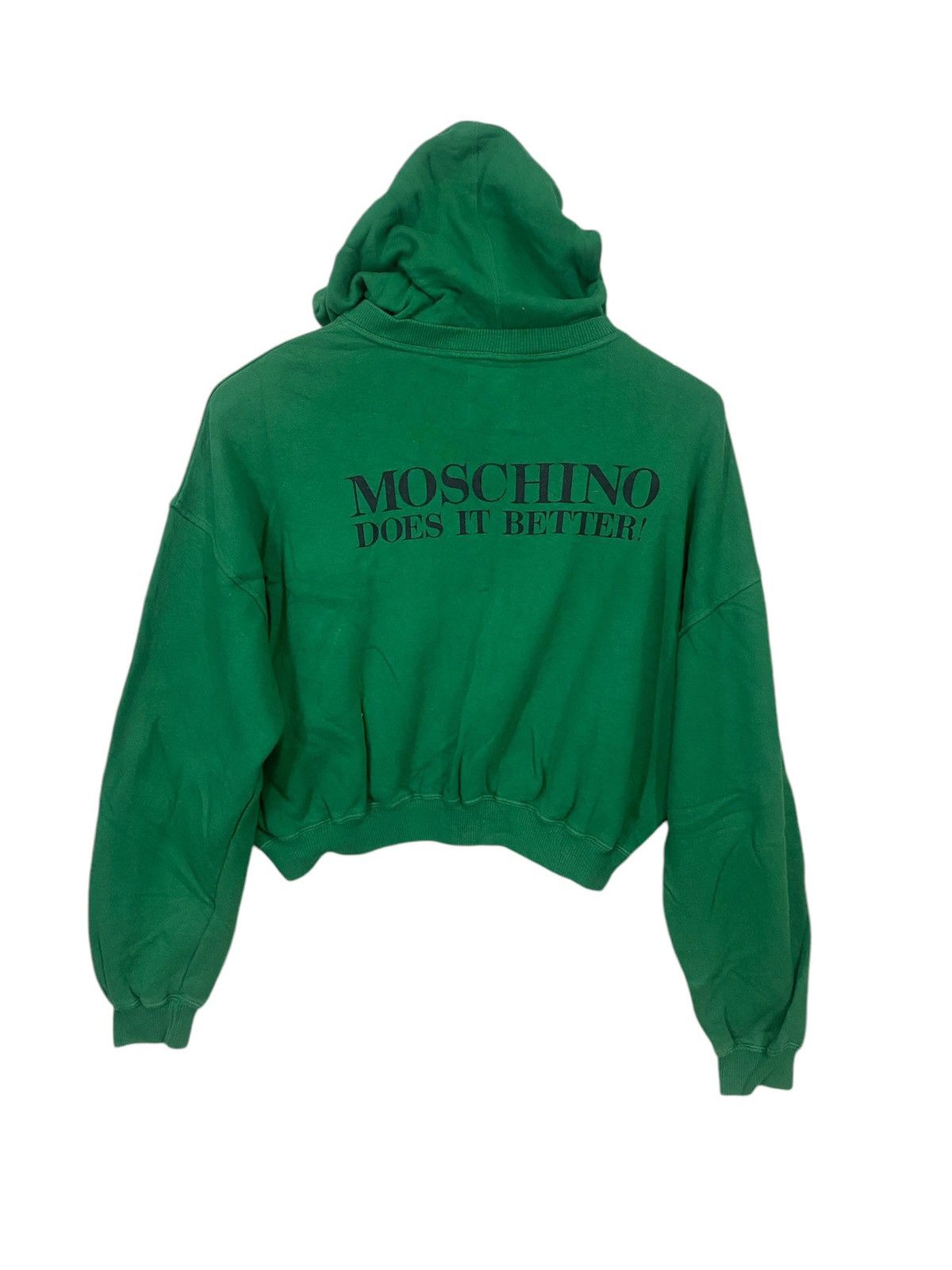 Moschino Moschino Couture Green Graphic Hoodie – Size M Size US M / EU 48-50 / 2 - 3 Thumbnail