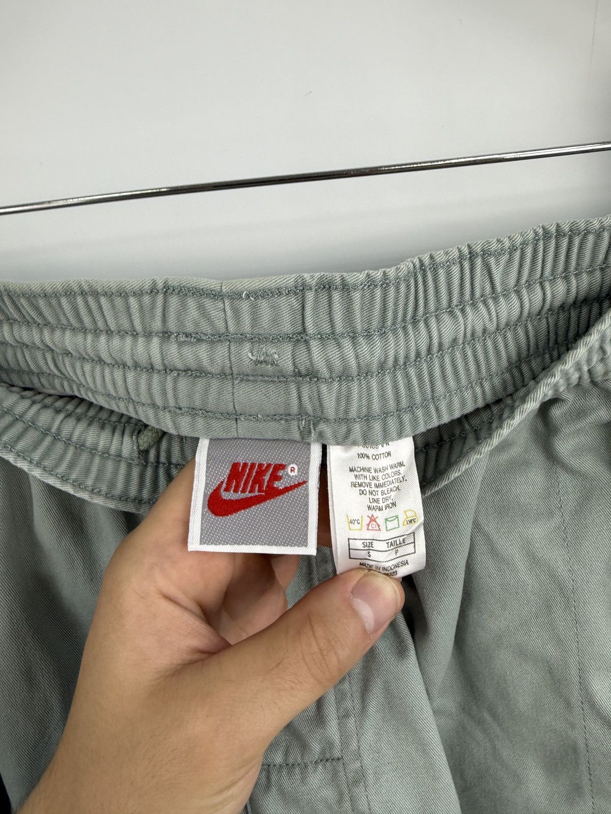 Nike 🇺🇸 Vintage 90s Nike Since 1972 Shorts Rare Retro Hype Y2K Size US 34 / EU 50 - 5 Thumbnail