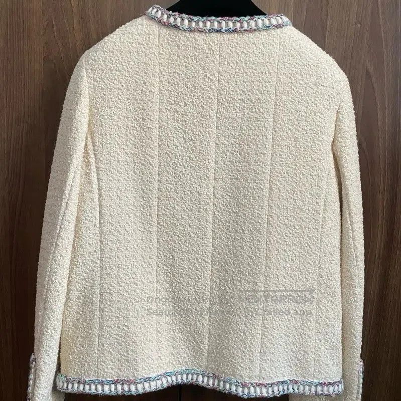 Chanel Chanel White Women’s Jacket with Trim . Size S / US 4 / IT 40 - 1 Thumbnail
