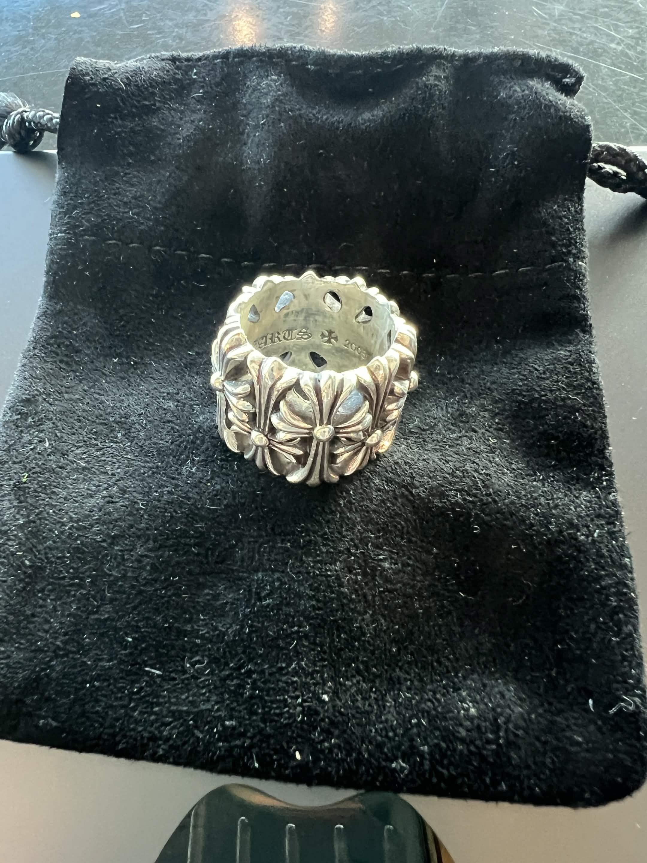 Chrome Hearts Chrome Hearts Cemetery Ring (PINKY) Size ONE SIZE - 2 Thumbnail