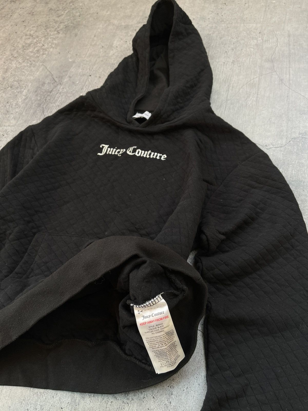 Juicy Couture Jeans × Vintage Juicy Couture Y2K Hoodie Size L / US 10 / IT 46 - 4 Thumbnail