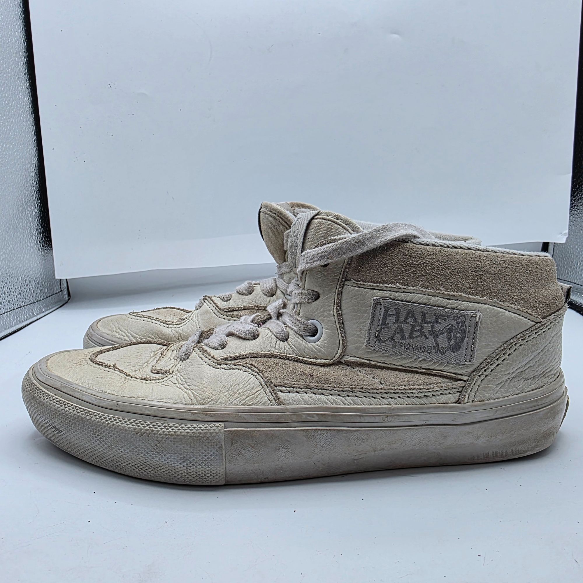Vans Vans Half Cab Mens Size 5 White Sneaker Shoes Casual Skatebo Size US 5 / EU 37 - 14 Thumbnail