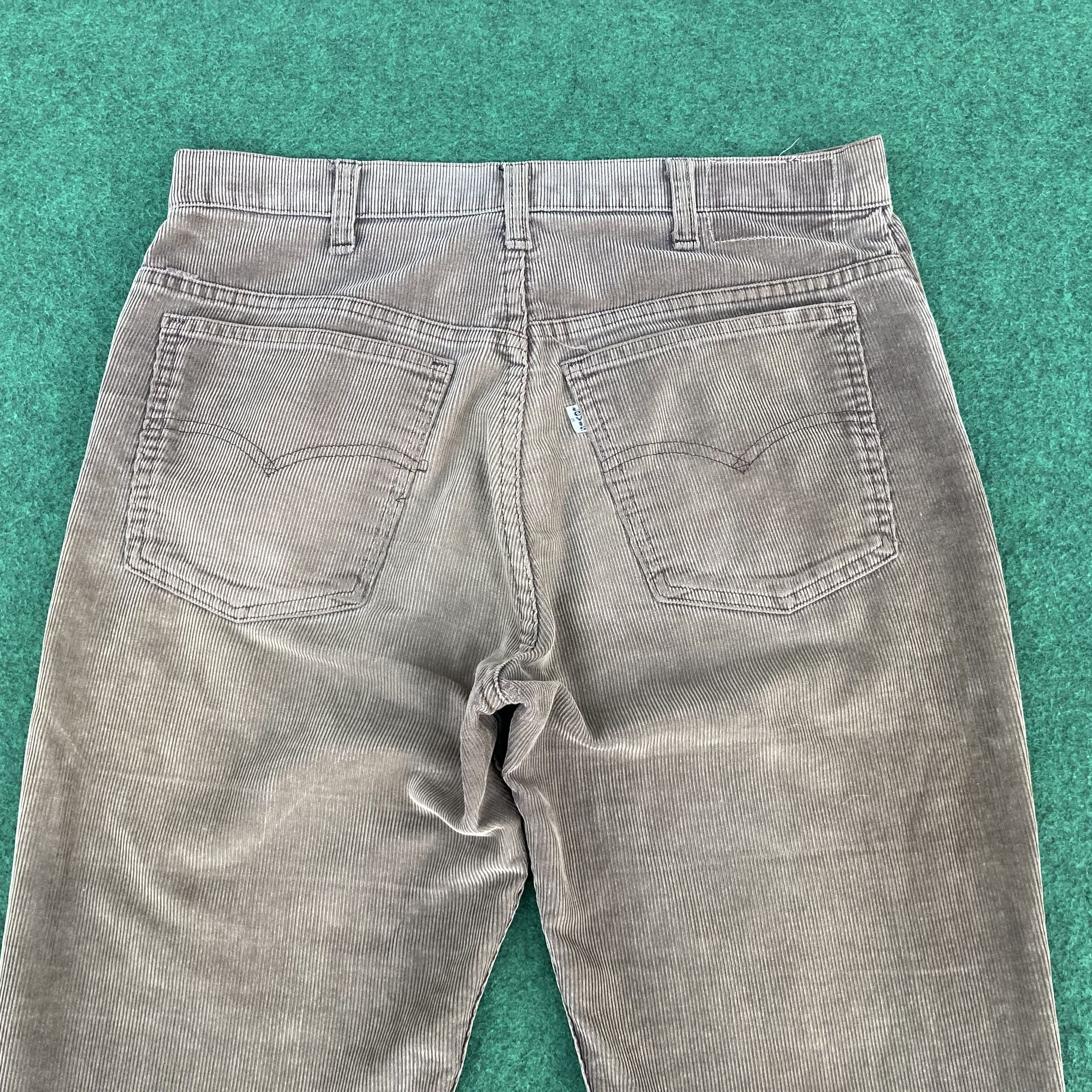 Levi's × Vintage Vtg Levis 517 Corduroy Jeans Bootcut Faded Jeans Size US 32 / EU 48 - 11 Thumbnail