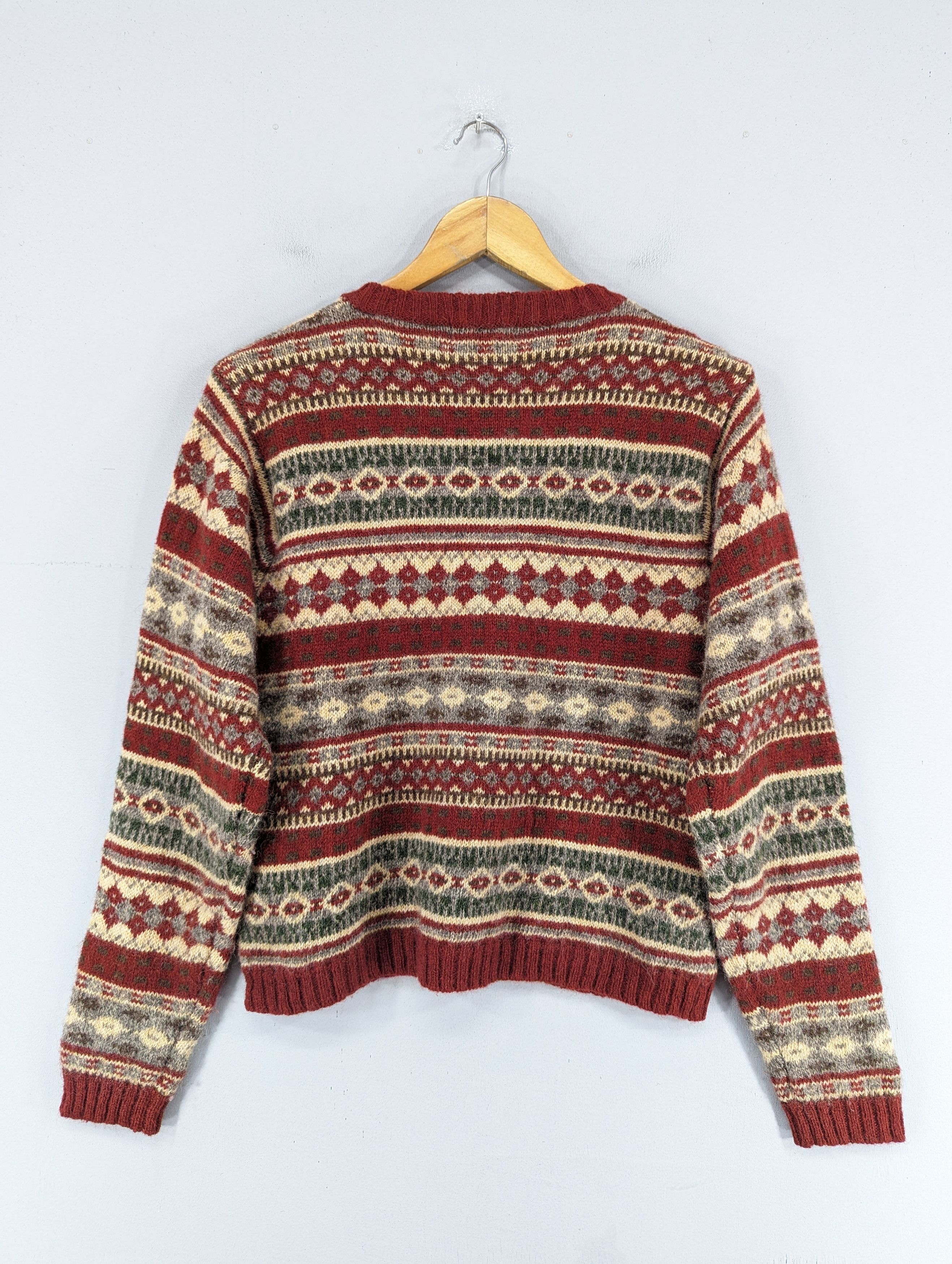 L.L. Bean L L Bean Native Wool Zipper Cardigan Jacket Size M / US 6-8 / IT 42-44 - 9 Thumbnail