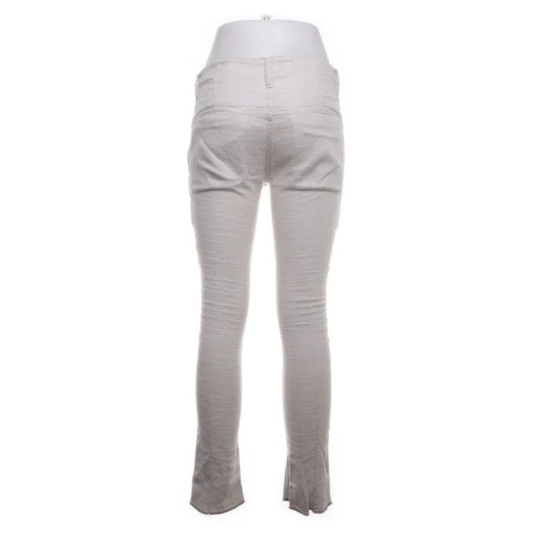 Fagassent Toshiki Aoki Fagassent Linen Cotton Slim Off White Pants Size US 26 / EU 42 - 2 Thumbnail
