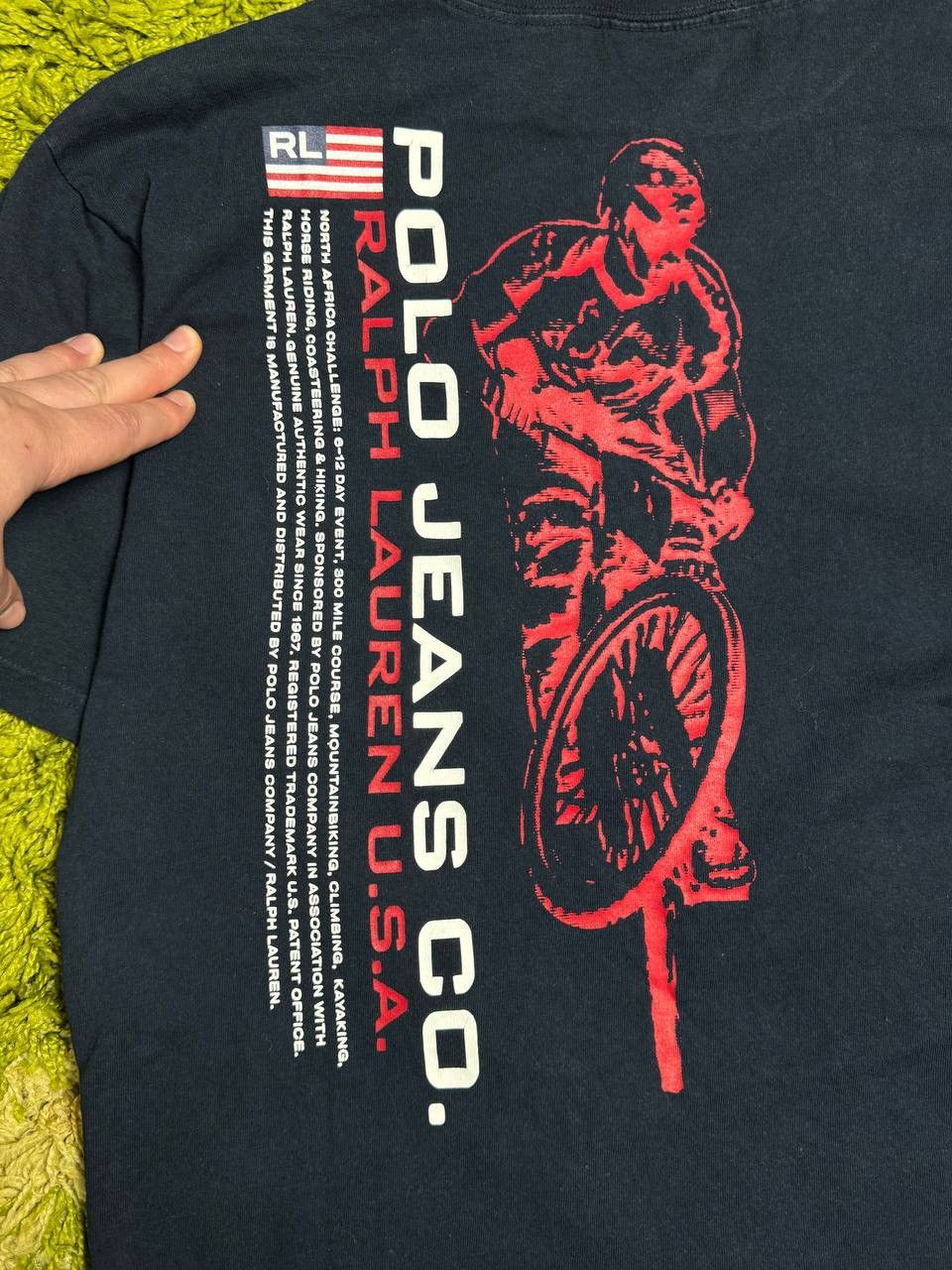 Polo Ralph Lauren × Vintage Vintage Polo Jeans Co T Shirt Size US M / EU 48-50 / 2 - 6 Thumbnail