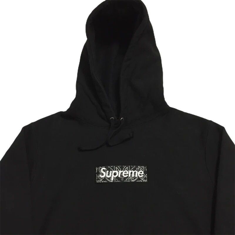 Supreme Bandana Box Logo Hoodie Size L / New Dead Stock