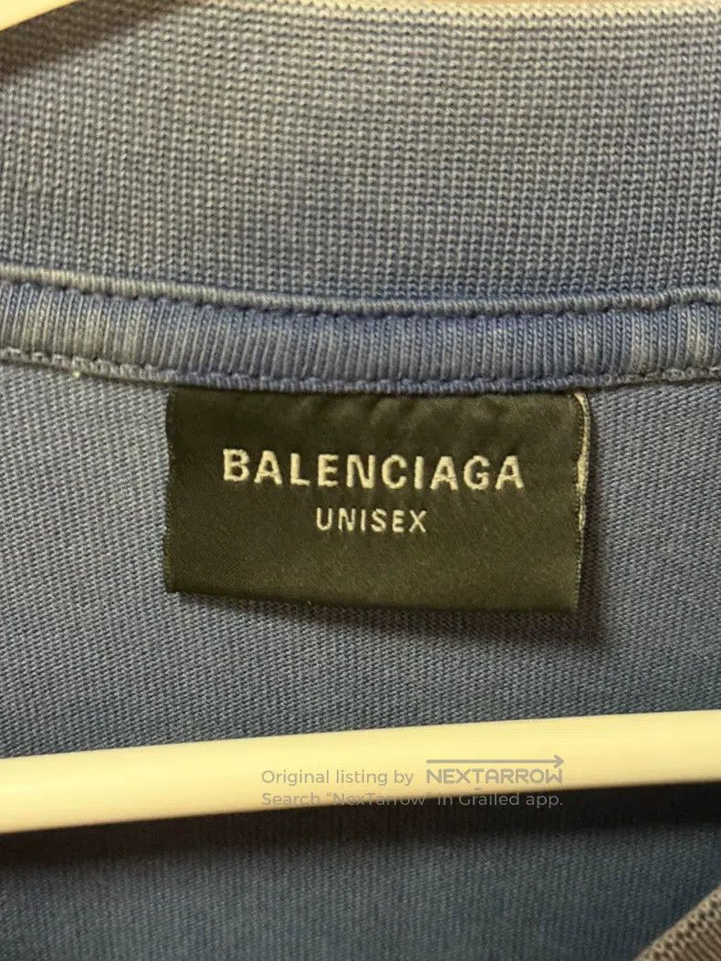 Balenciaga Balenciaga Washed and vintage 'Be Kind' short-sleeve T-shi Size US S / EU 44-46 / 1 - 3 Thumbnail