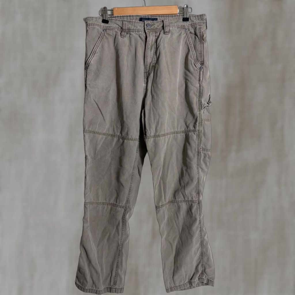 Vintage Aéropostale Carpenter Straight Pants Mens Size 34x30 Olive Green Utility Gray 34 30 Pants Mens Size US 34 / EU 50 - 1 Thumbnail