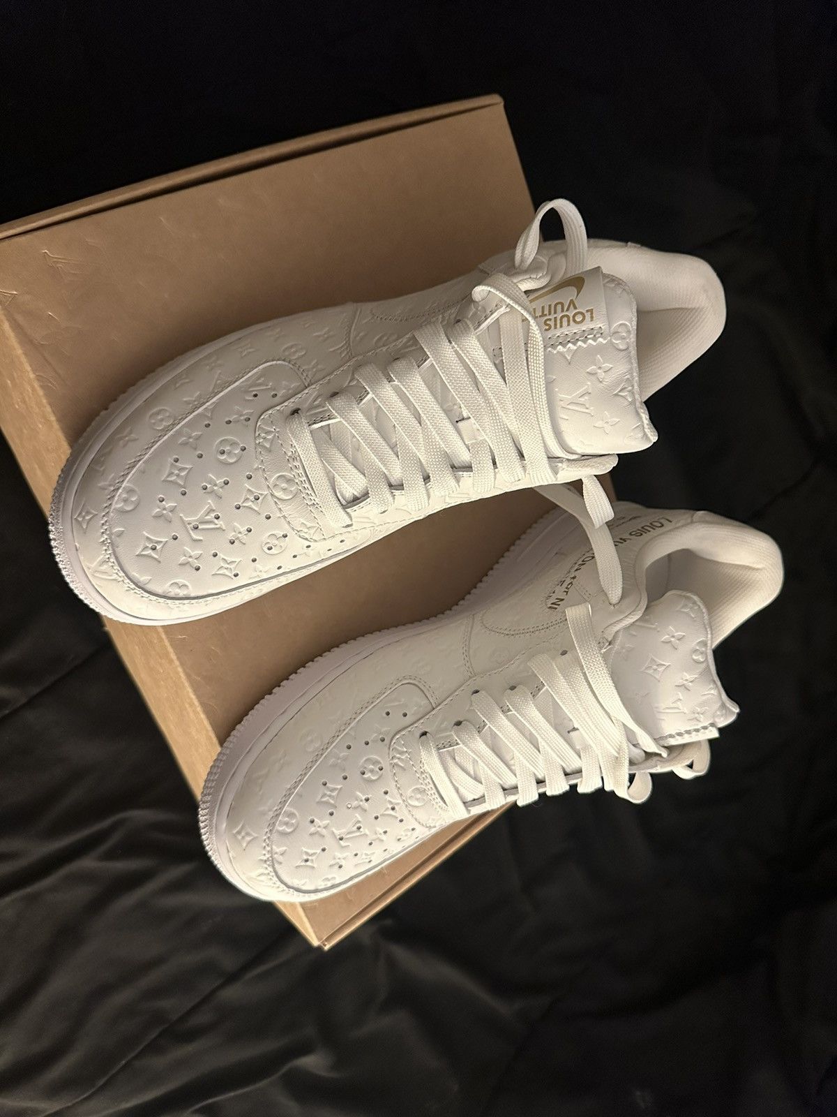 Louis Vuitton × Nike × Virgil Abloh Louis Vuitton Nike Air Force 1 Low by Virgil Abloh Size US 9.5 / EU 42-43 - 1 Thumbnail