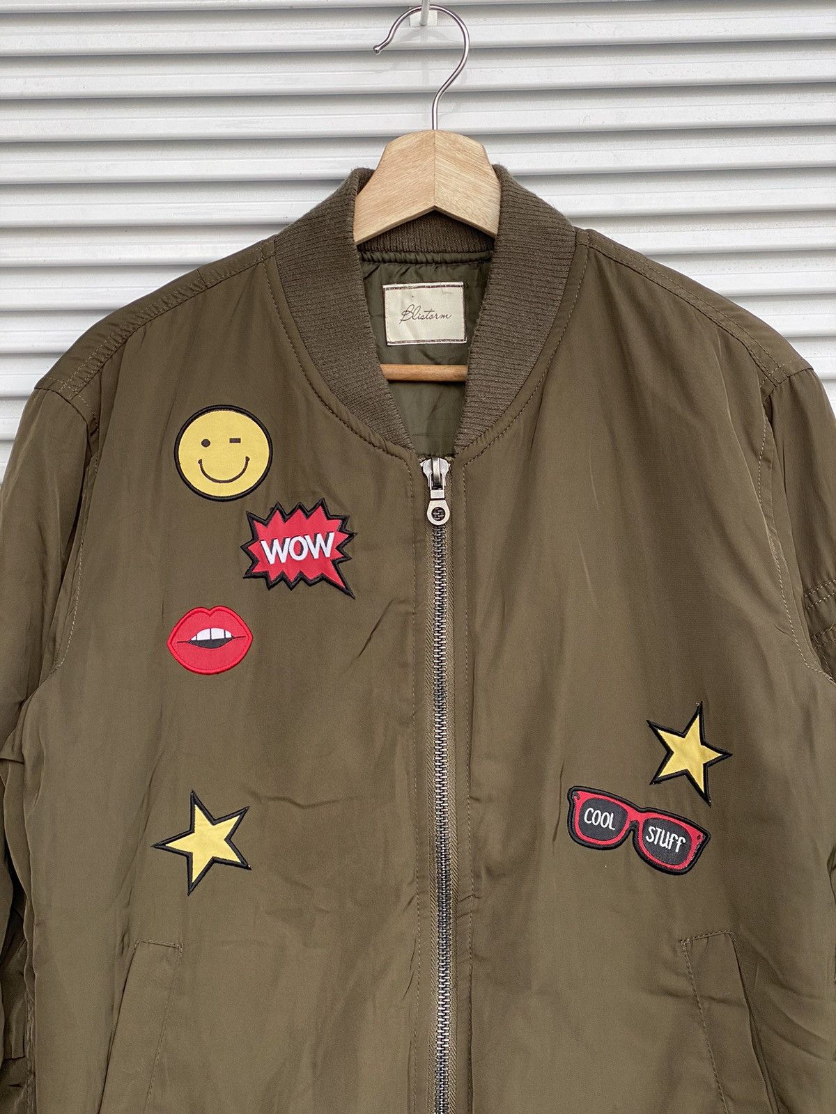Japanese Brand Vintage Bliatorm Flight Bomber Jacket / Travis KapitalScott Size US L / EU 52-54 / 3 - 2 Thumbnail