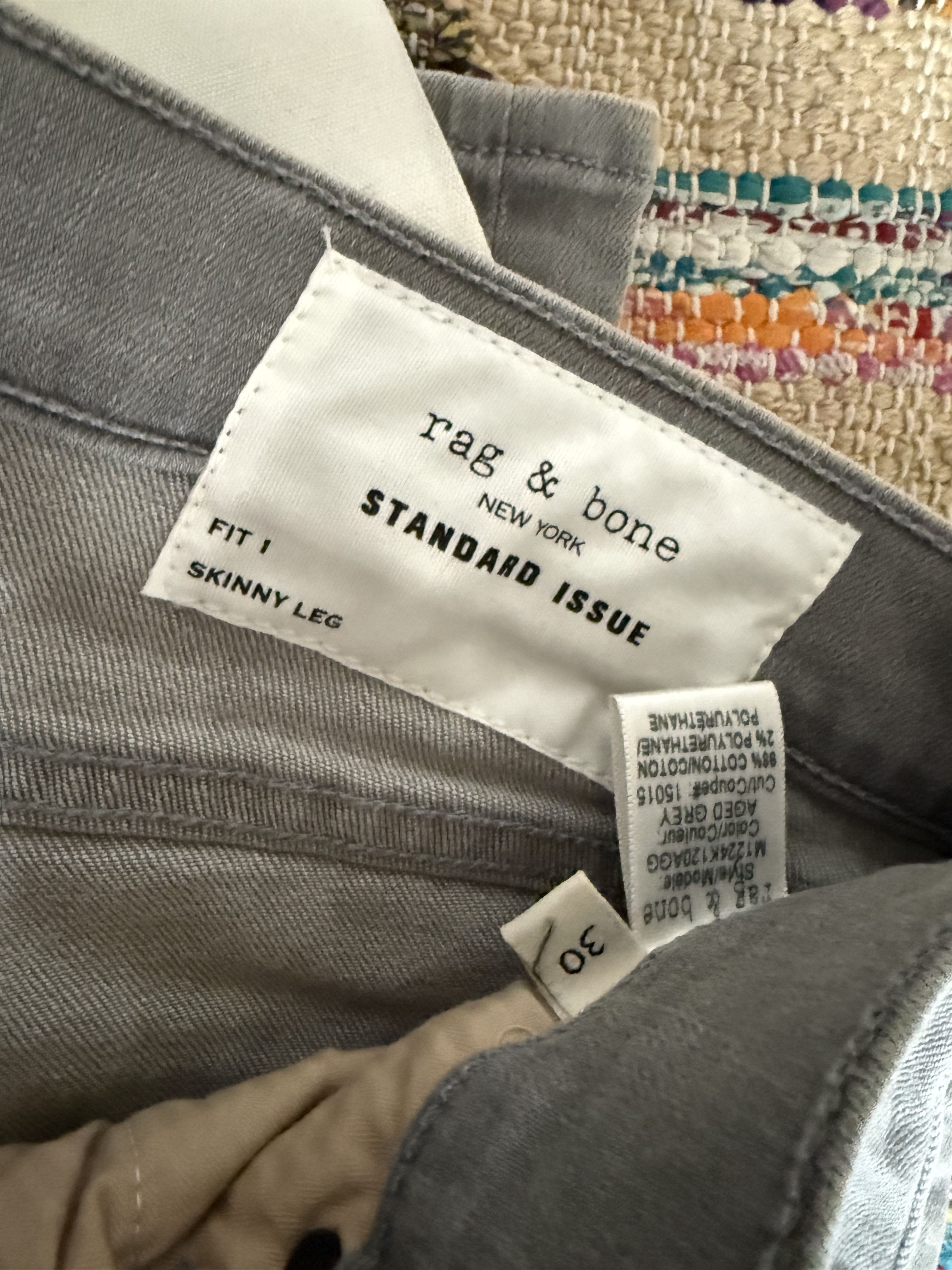Rag & Bone Standard Issue — Fit 1 Skinny Size US 30 / EU 46 - 4 Thumbnail