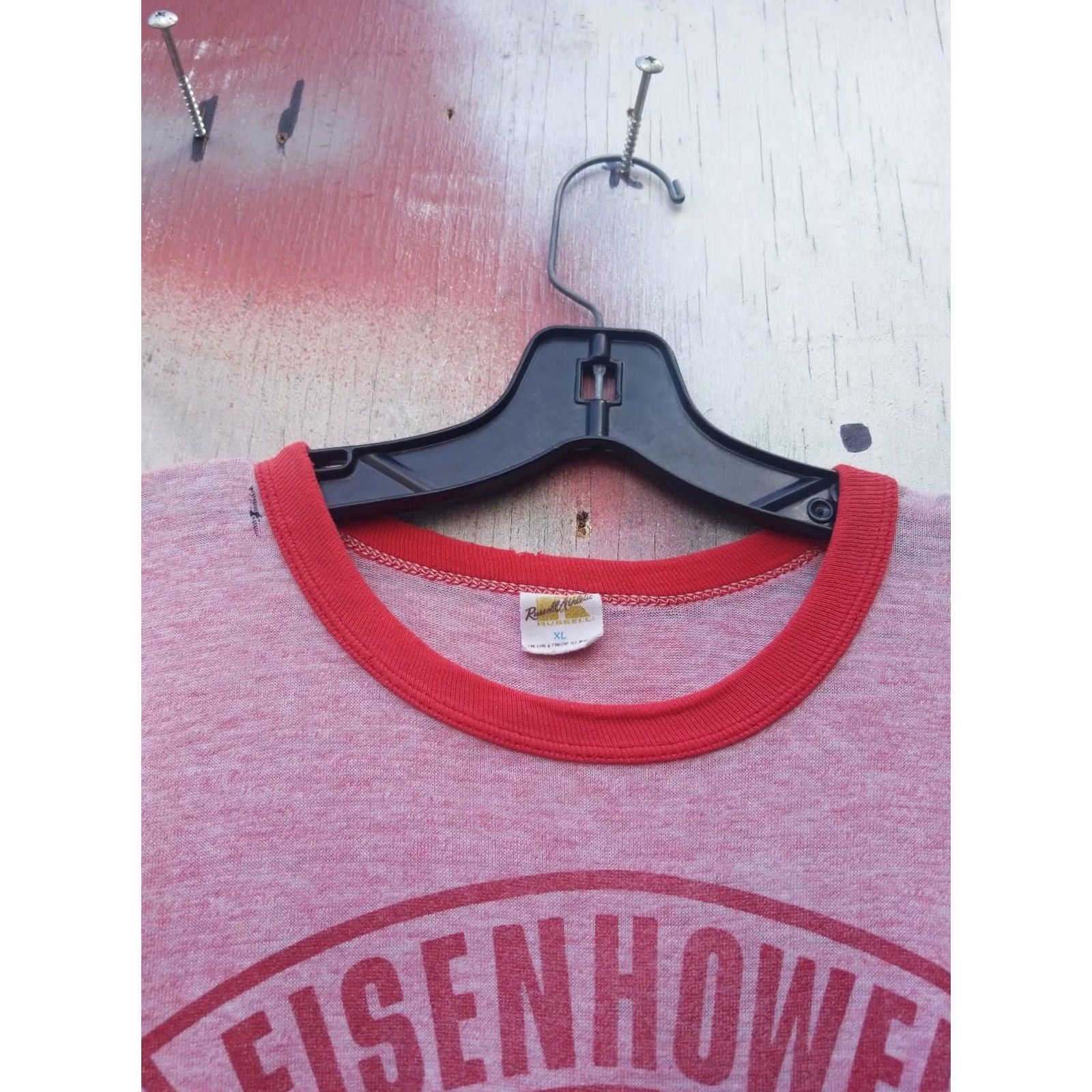 Vintage VINTAGE 70s FITNESS GYM REC CENTER DISTRESSED RINGER THIN SHIRT XL Size US XL / EU 56 / 4 - 3 Thumbnail