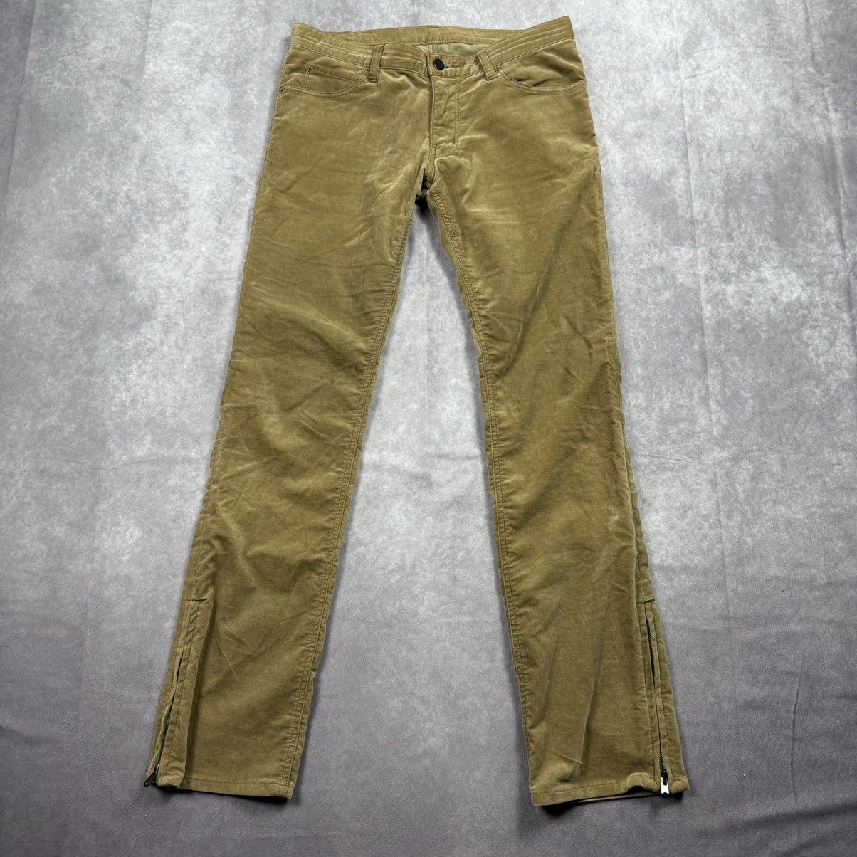 パンツ NUMBER (N)INE Zip Velvet Pants Archive Archive Number Nine Velvet Pants