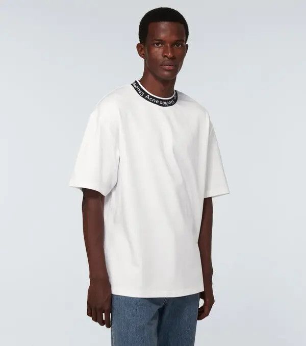 Acne Studios o1y0824 Short Sleeve T-Shirt in White Size US S / EU 44-46 / 1 - 2 Thumbnail