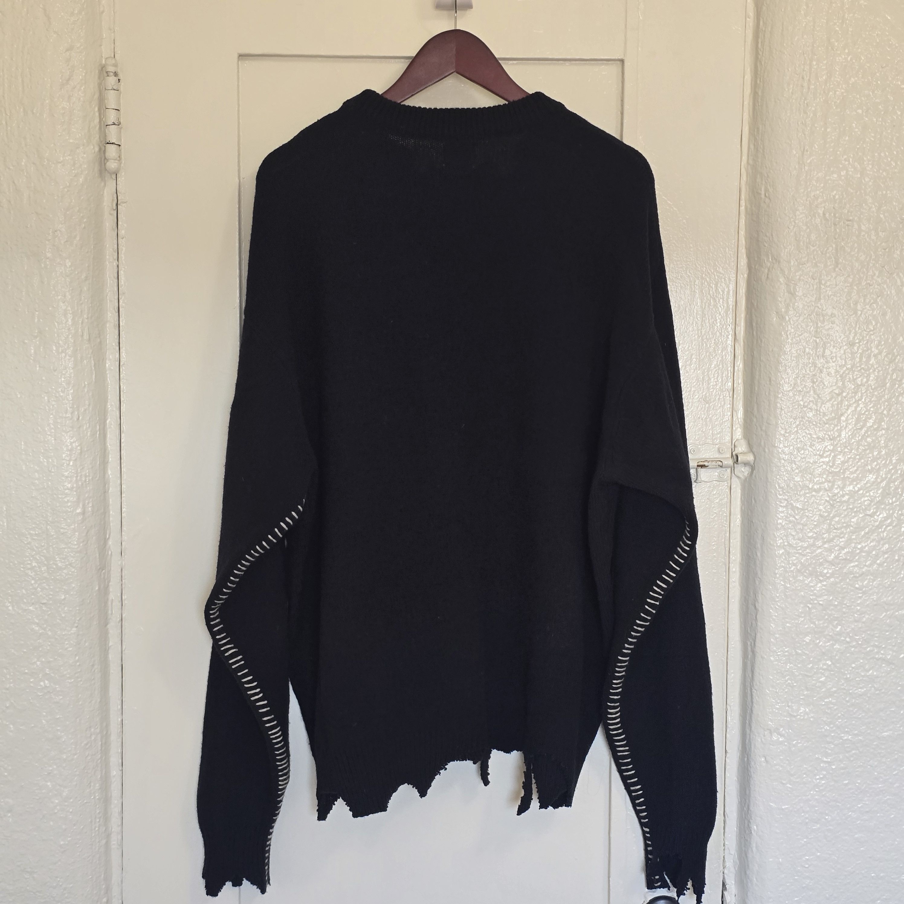 Saint Michael Sin distressed sweater Size US M / EU 48-50 / 2 - 10 Thumbnail