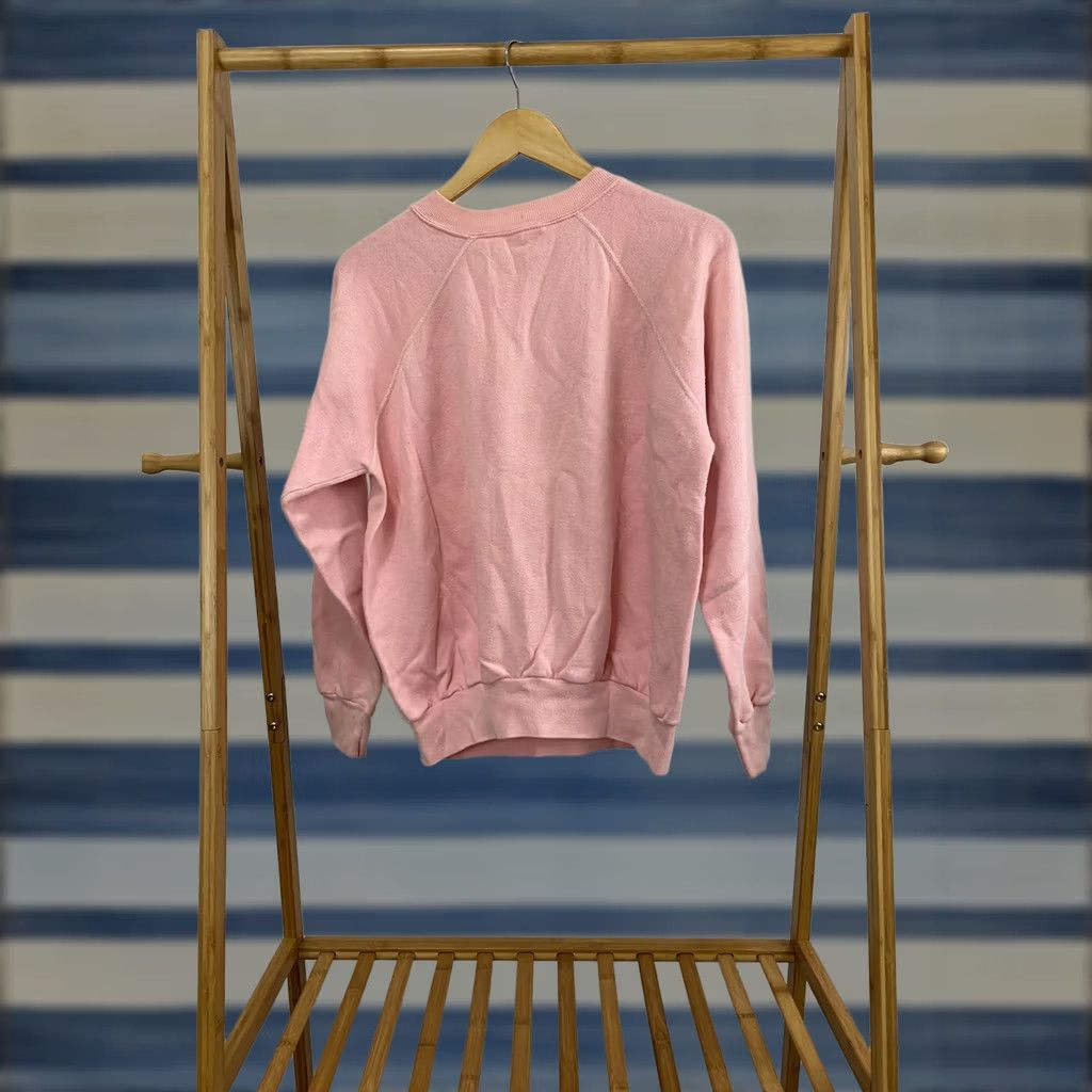 Pinko VTG 80s Miami Vice TV Show Promo Raglan Pink Crewneck Sweatshirt Women XL Size Pink Crew Neck Sweatshirt 80s Theme Mens Womens Girls Boys Size XL / US 12-14 / IT 48-50 - 1 Thumbnail
